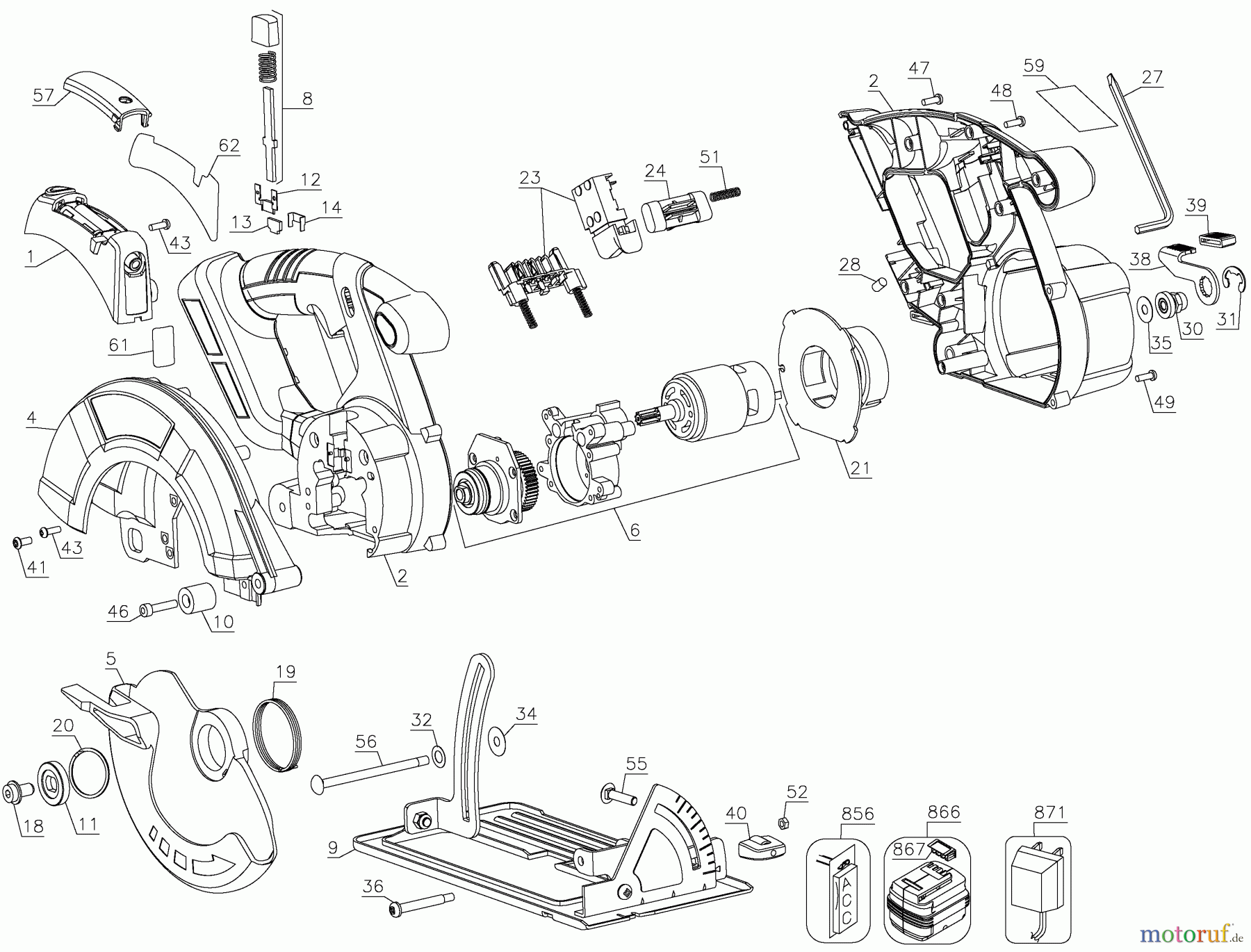  BLACK+DECKER Divers 24V CIRCULAR SAW FS2407CSL Seite 1