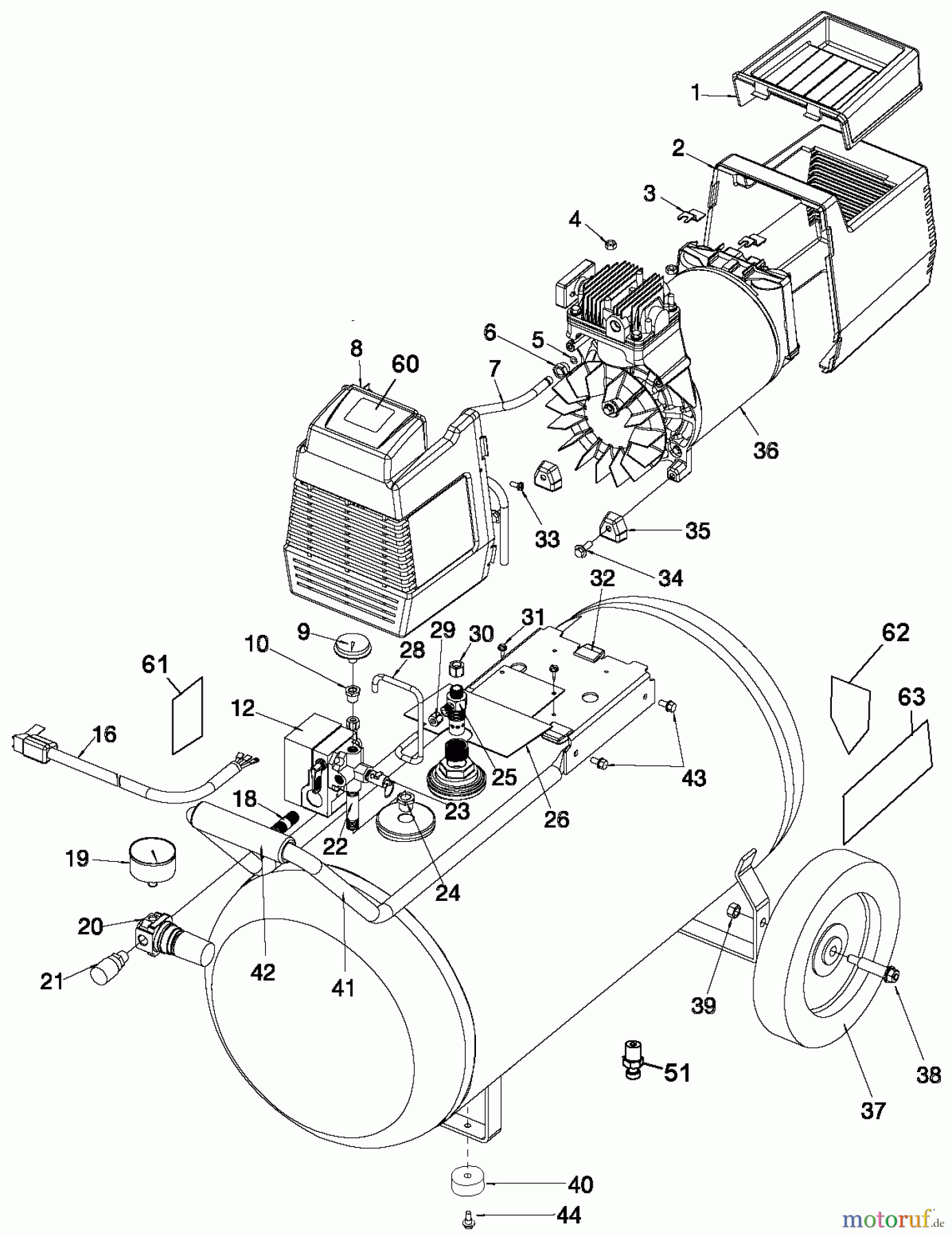  PORTER CABLE Divers A 1.7HP 20G HP PL 1STG 12 C5101 Seite 1