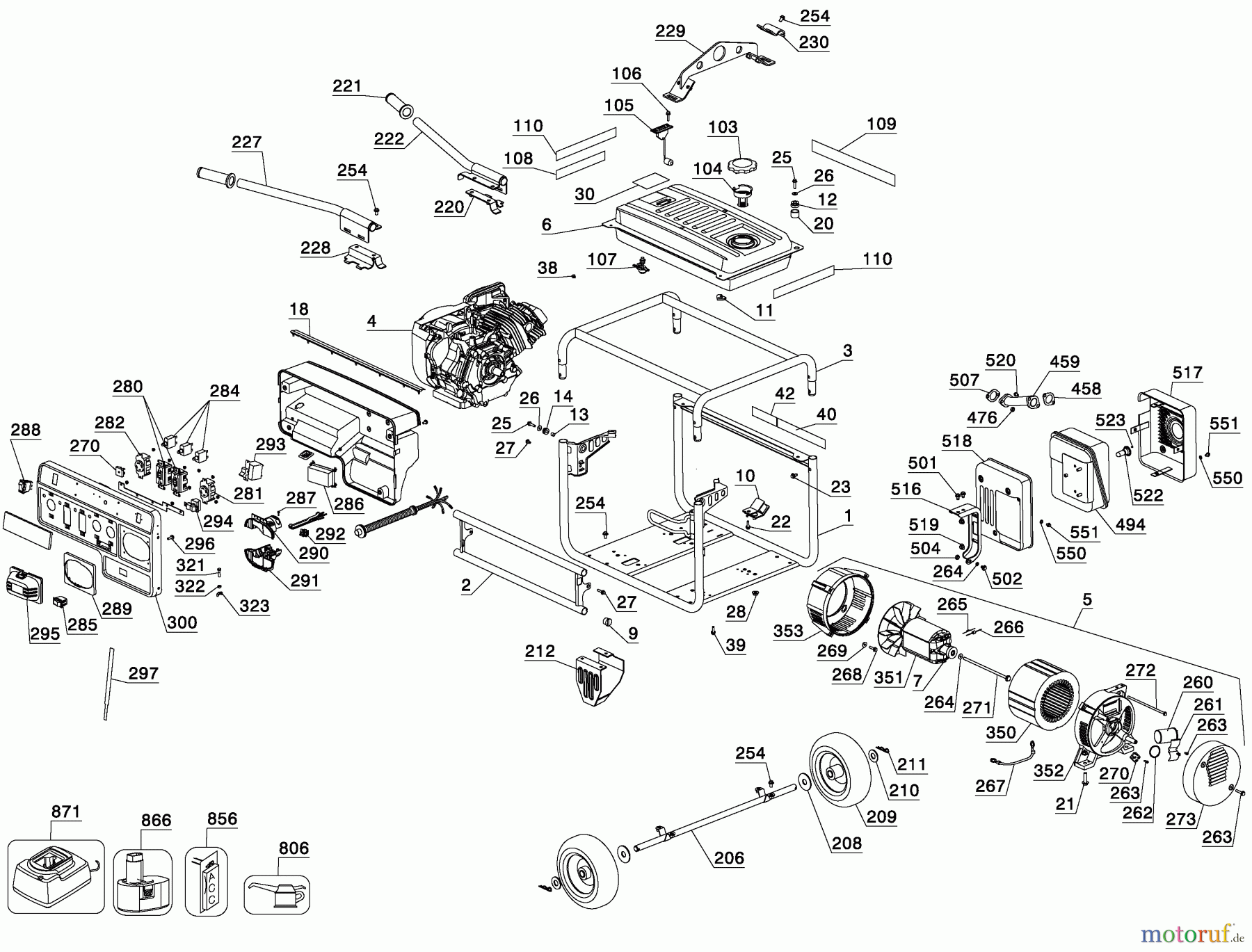 DEWALT Benzin Produkte Generatoren GENERATOR DG4400B Seite 4