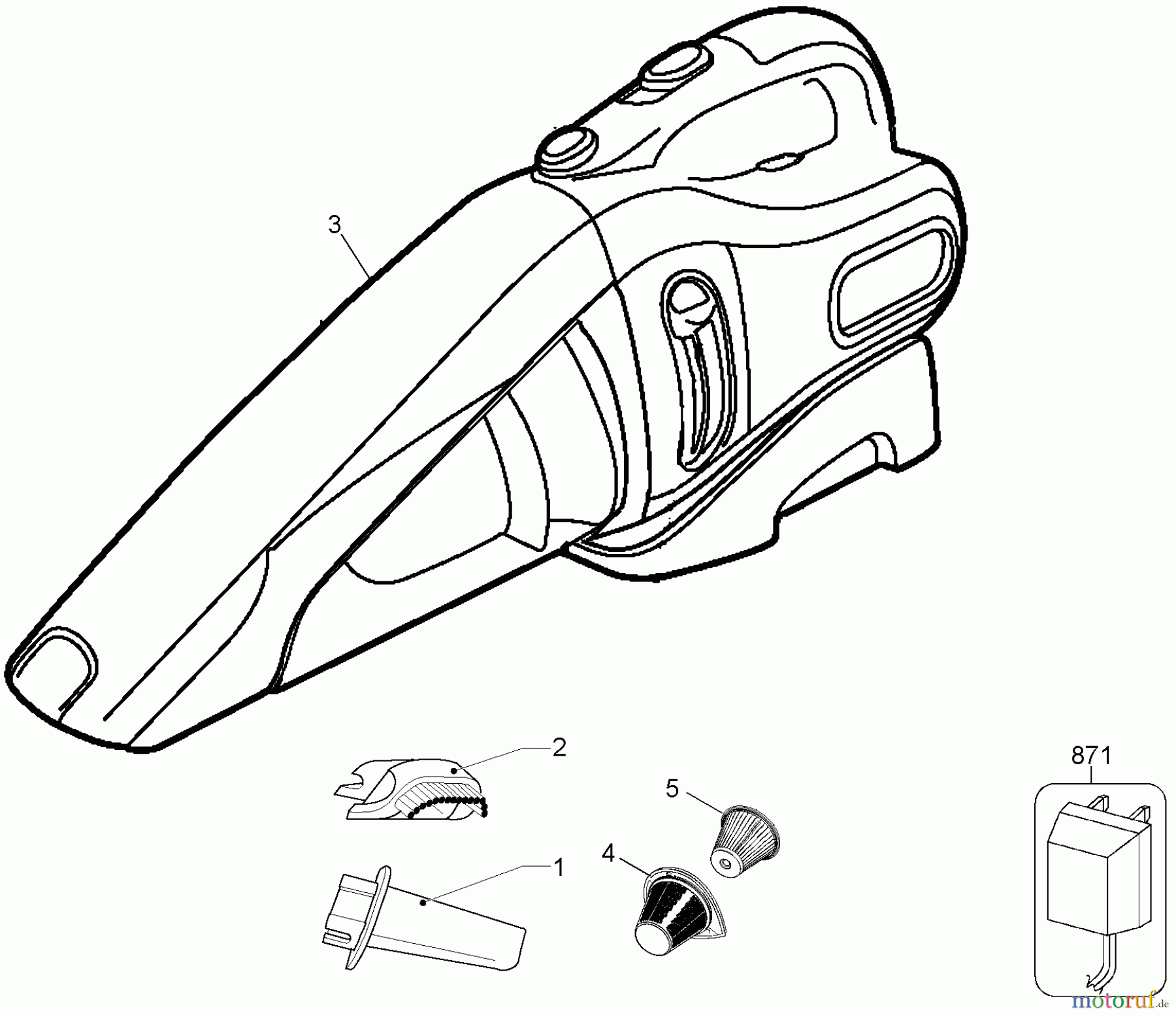  BLACK+DECKER HAUSHALT REINIGUNG 14.4V CYCLONIC DUSTBUSTER CHV1408 E Seite 1