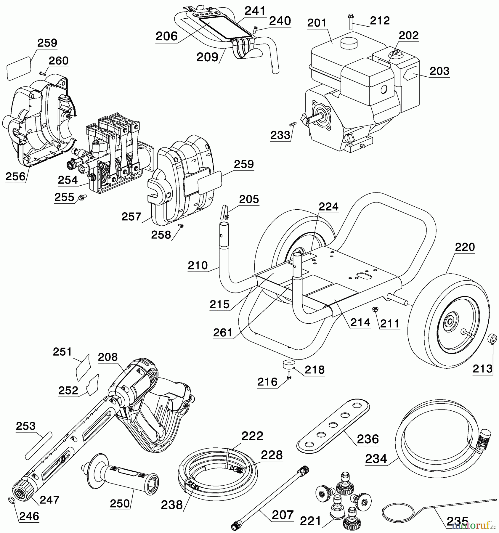 DEWALT Divers 3100 PSI PRESSURE WASHER DPH3100 Seite 6
