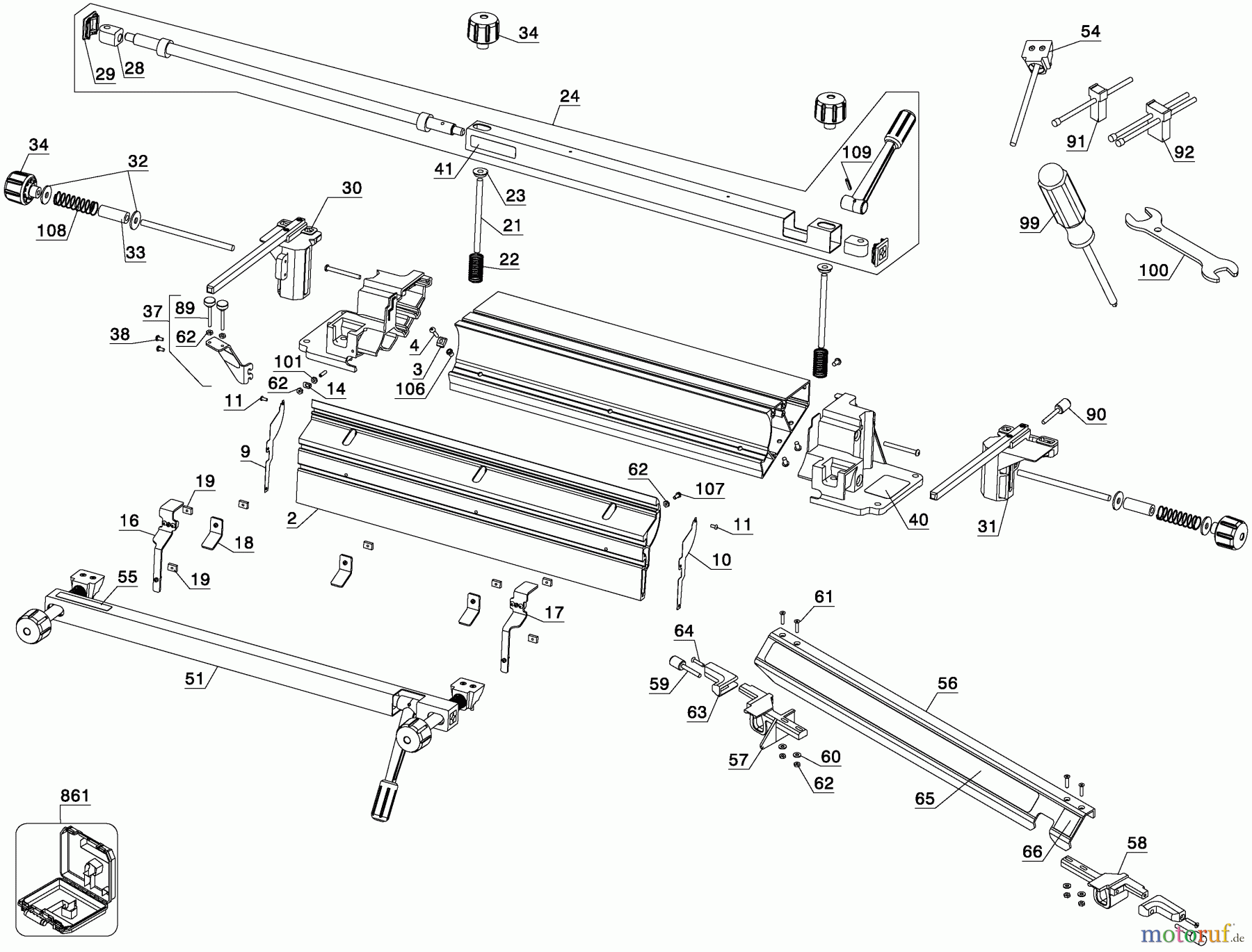 PORTER CABLE Divers 24 INCH OMNIJIG 77240 Seite 4