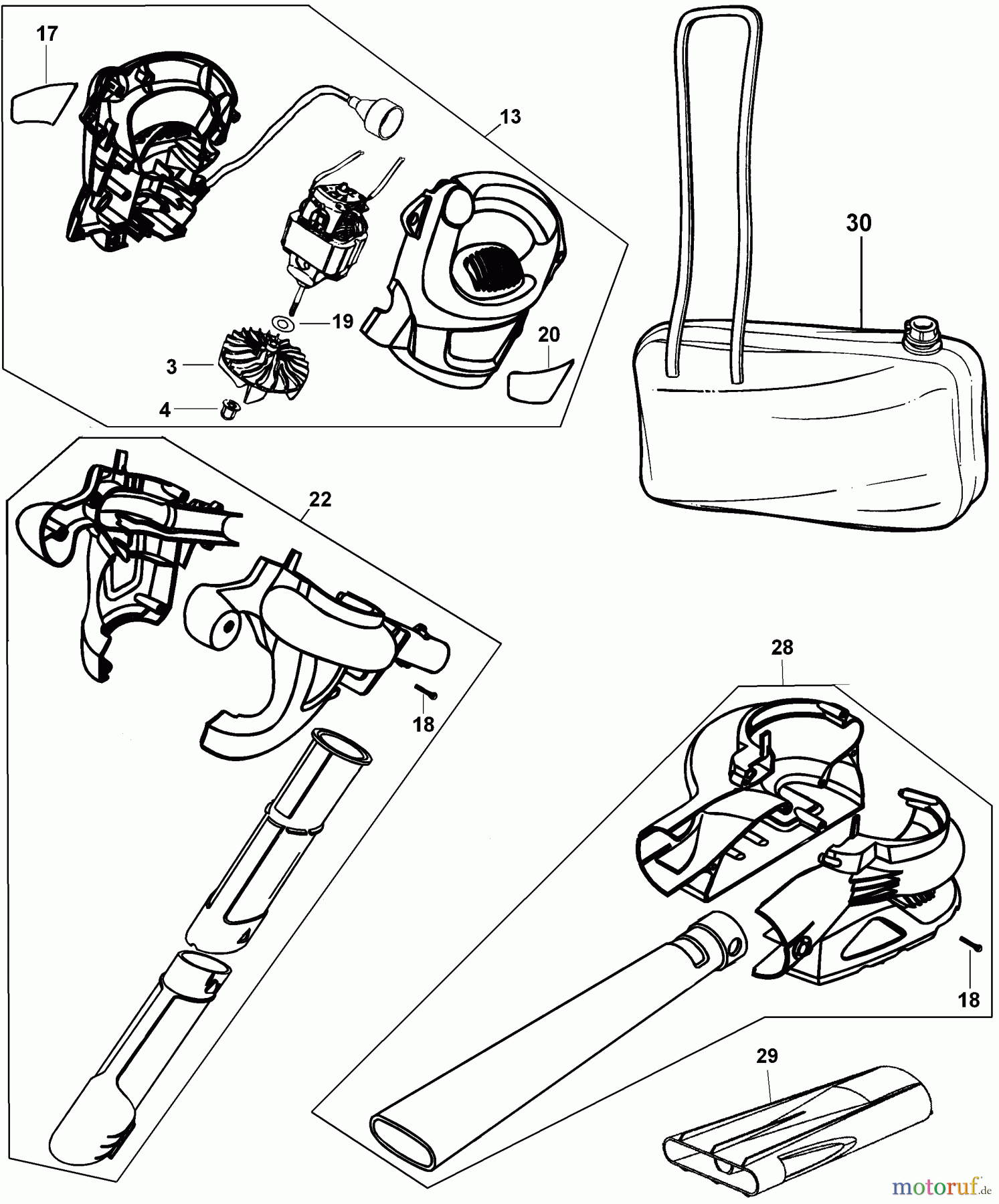 BLACK+DECKER Divers BLOWER VAC BV4000 W/ACCES BV4000A Seite 2