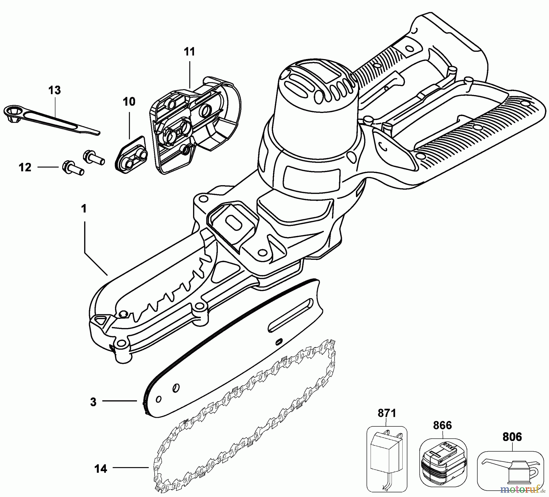BLACK+DECKER Divers KETTENSÄGE NLP1800 Seite 1