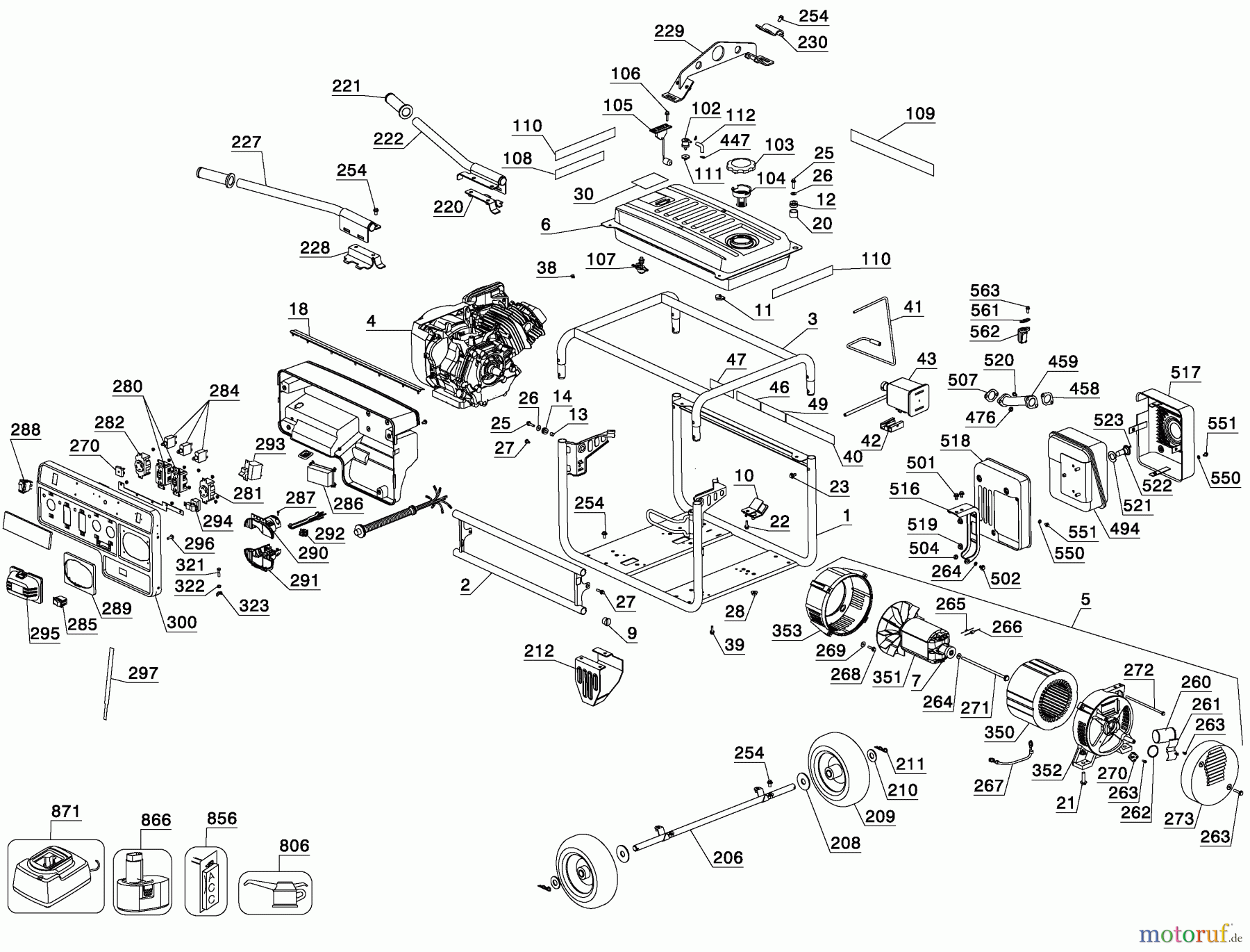DEWALT Benzin Produkte Generatoren GENERATOR DG4400BC Seite 5