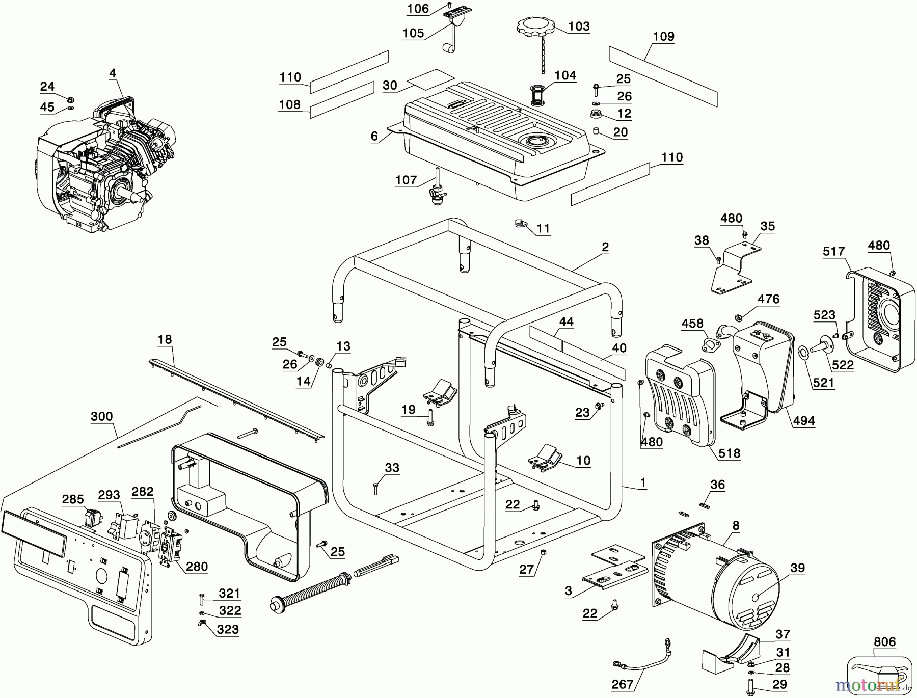 DEWALT Benzin Produkte Generatoren GENERATOR DG3000 Seite 5