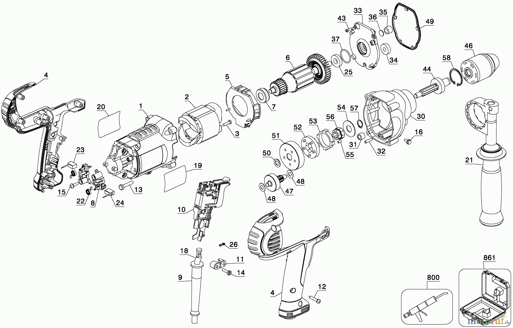  DEWALT Divers 1/2 DRILL DWD215GK Seite 1