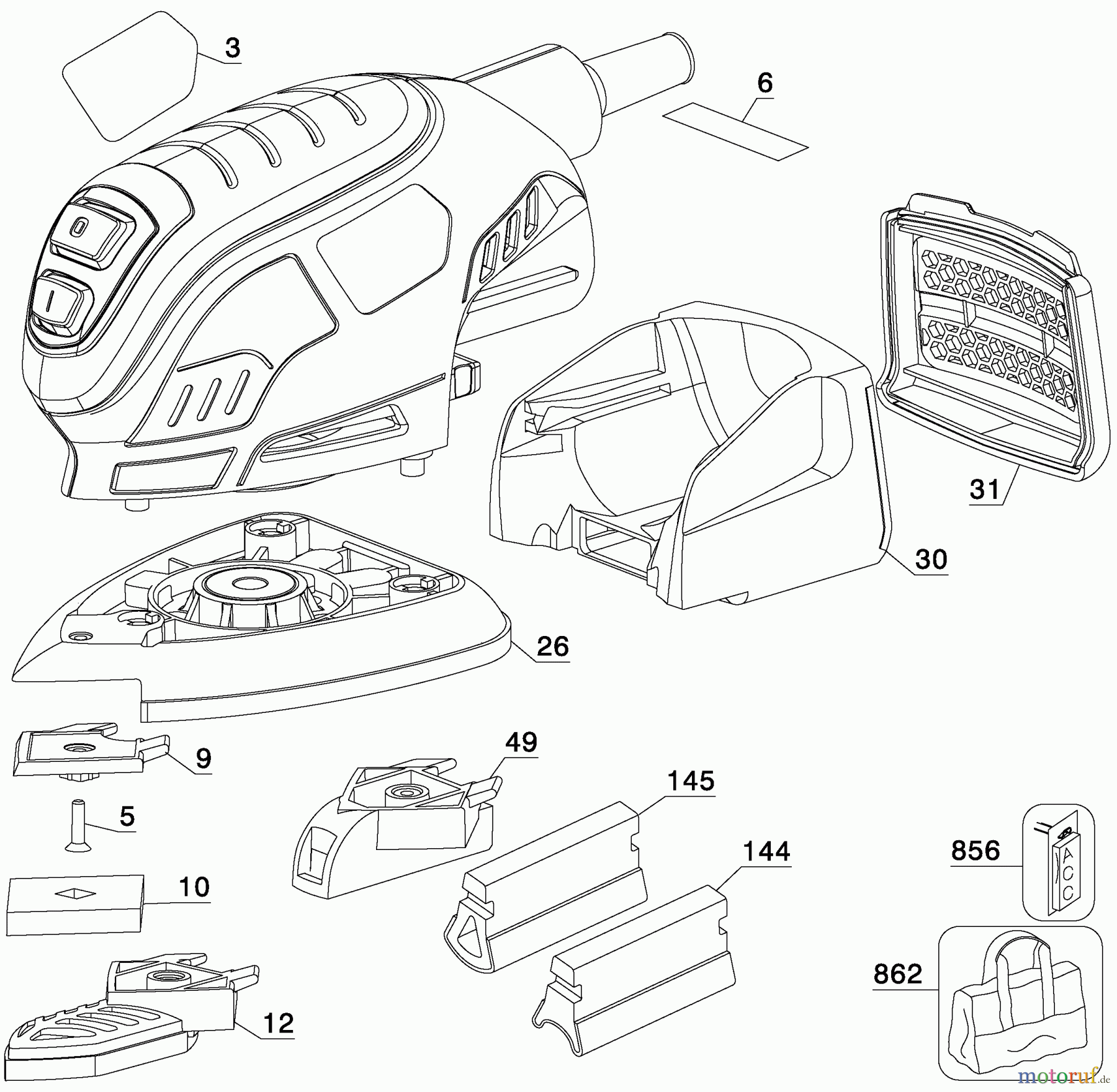 BLACK+DECKER PROFESSIONELL ABSCHLEIFGERÄT MINI MOUSE W/DUST COLLECT MS800B Seite 1