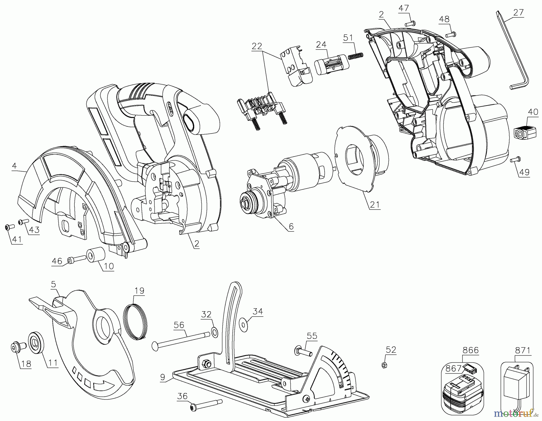 BLACK+DECKER Divers 18V CIRCULAR SAW BDCS1807 Seite 1