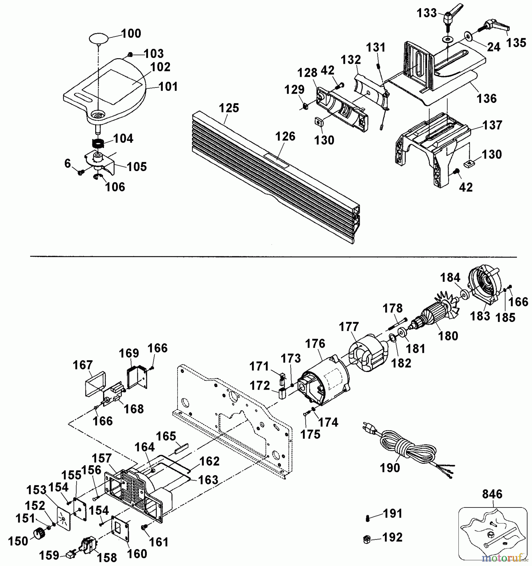 PORTER CABLE CORDED JIGS, JOINERY & MORTISING ANSCHLUSSFALZMASCH. PC160JT Seite 2