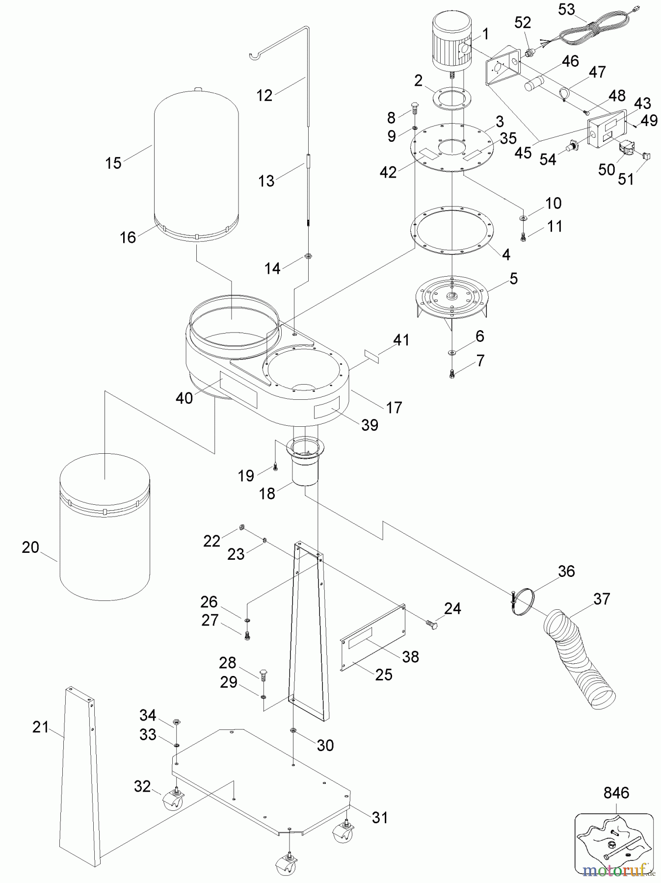 PORTER CABLE Divers 1 HP DUST COLLECTOR PC400AP Seite 1