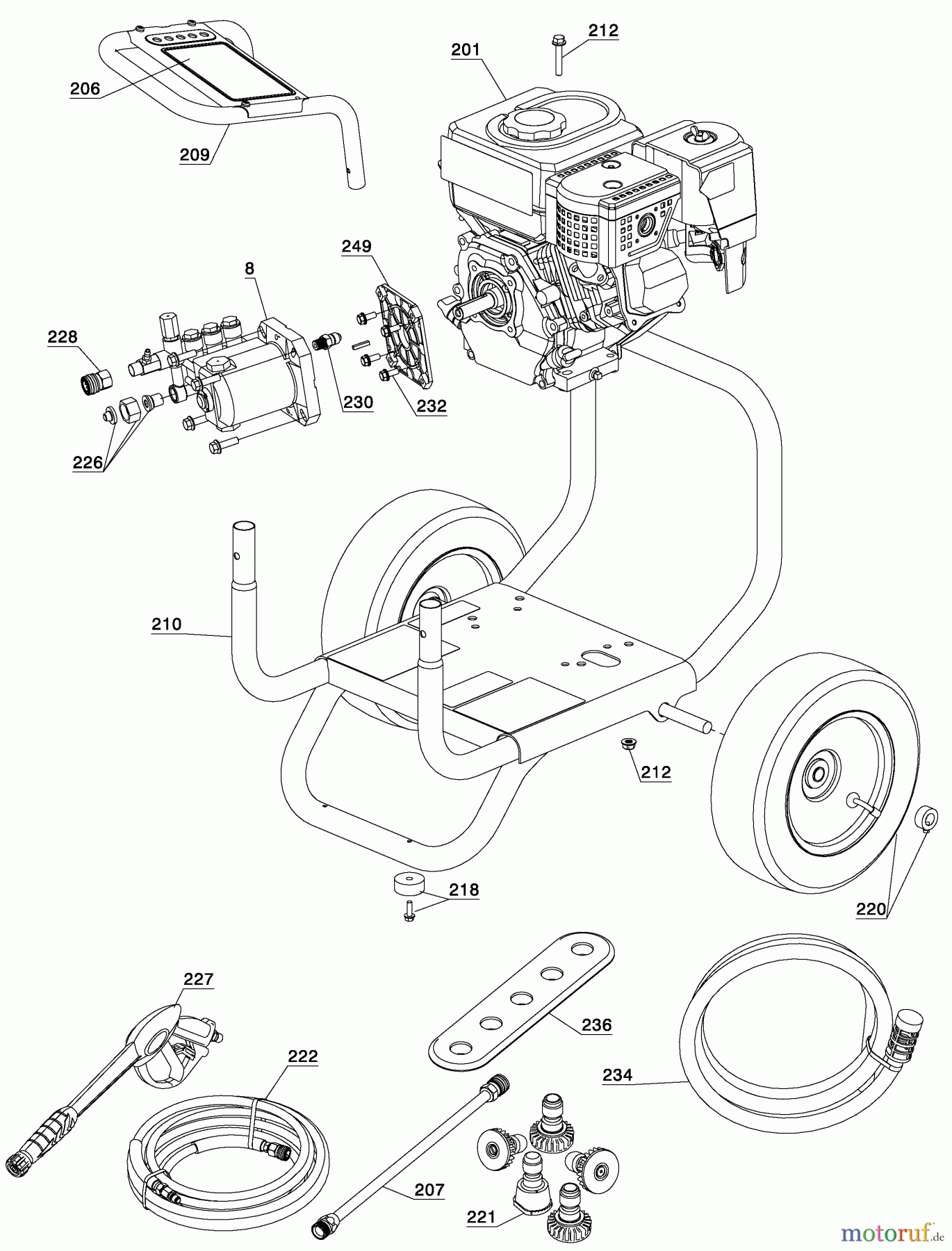 DEWALT Divers 3000 PSI PRESSURE WASHER DH3028 Seite 3