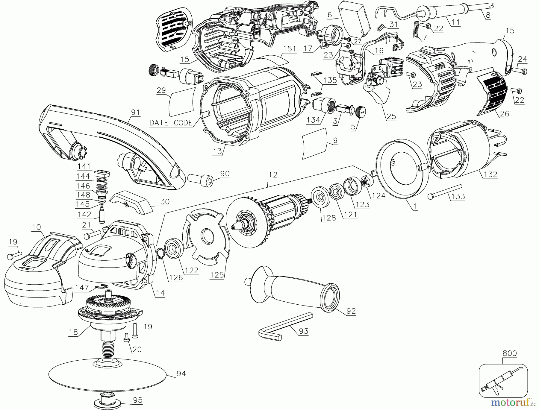  DEWALT METALLBEARBEITUNG SCHLEIFER UND POLIERER 7/9 VS POLISHER DWP849 Seite 1