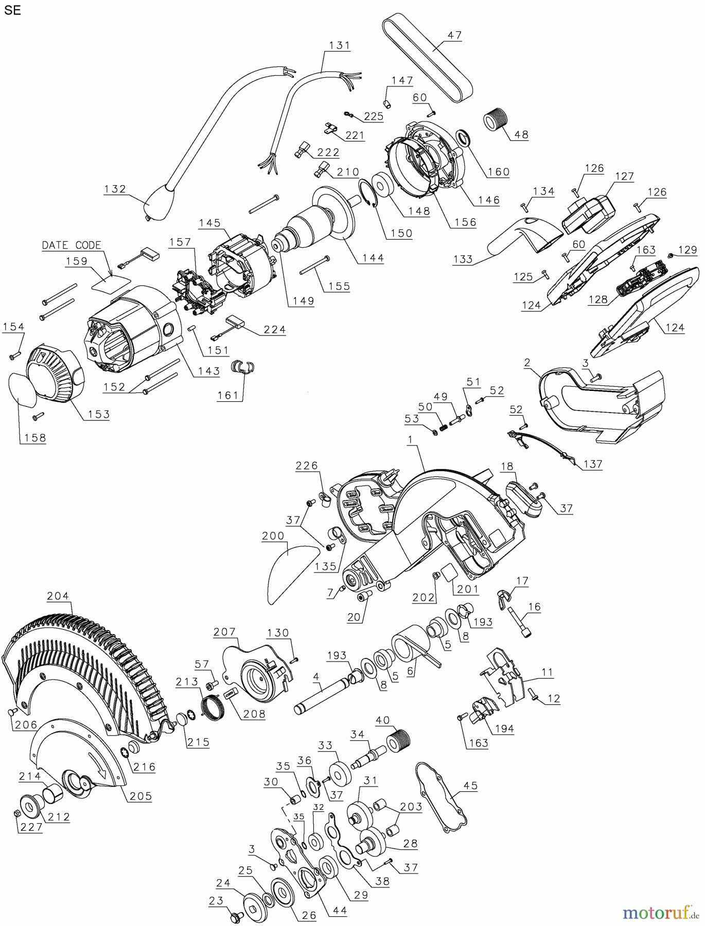  DEWALT HOLZARBEITEN  Gehrungssägen GEHRUNGSSÄGE DWS780 Seite 1