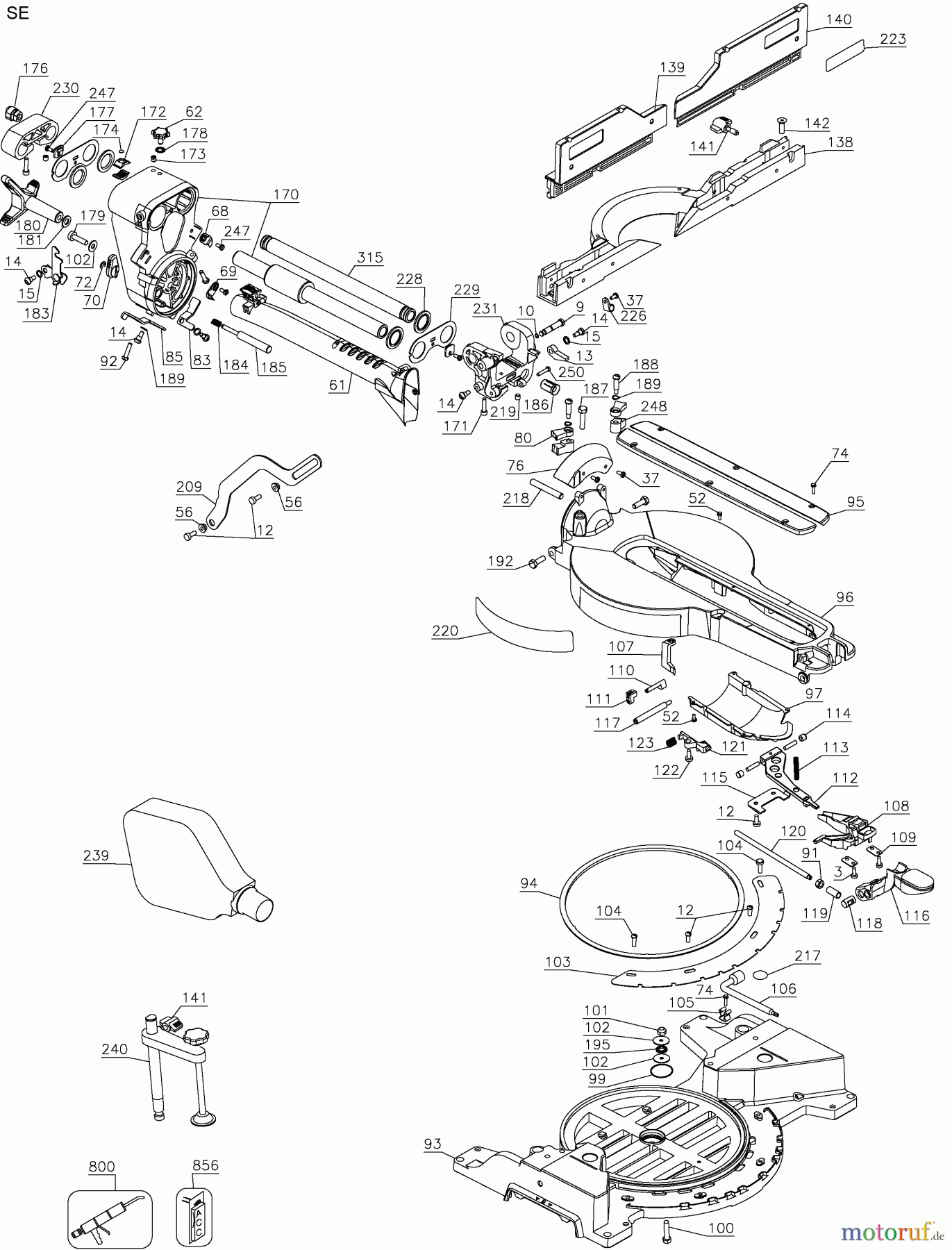 DEWALT HOLZARBEITEN Gehrungssägen GEHRUNGSSÄGE DWS780 Seite 2