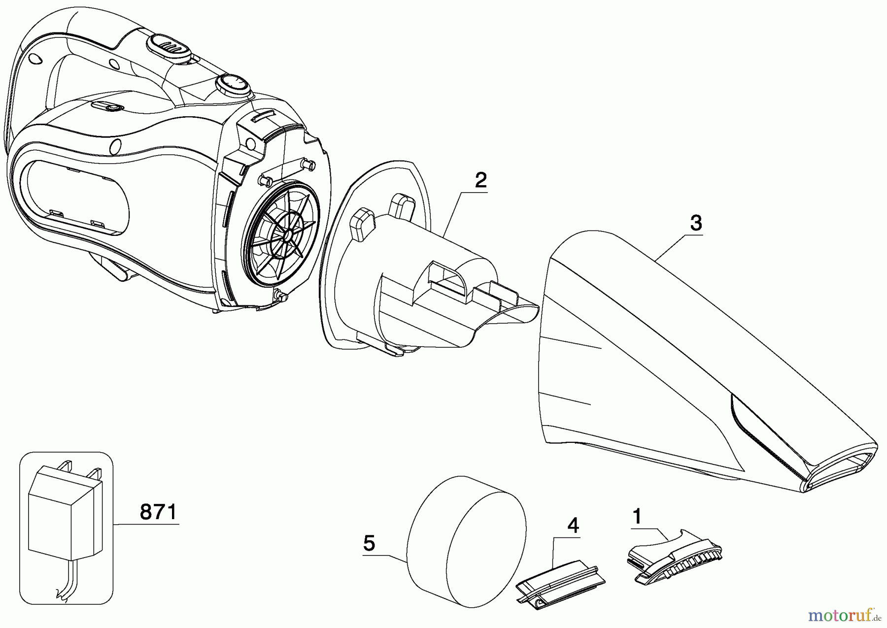 BLACK+DECKER HAUSHALT REINIGUNG 14.4V WET/DRY HAND VAC CWV1408 Seite 1
