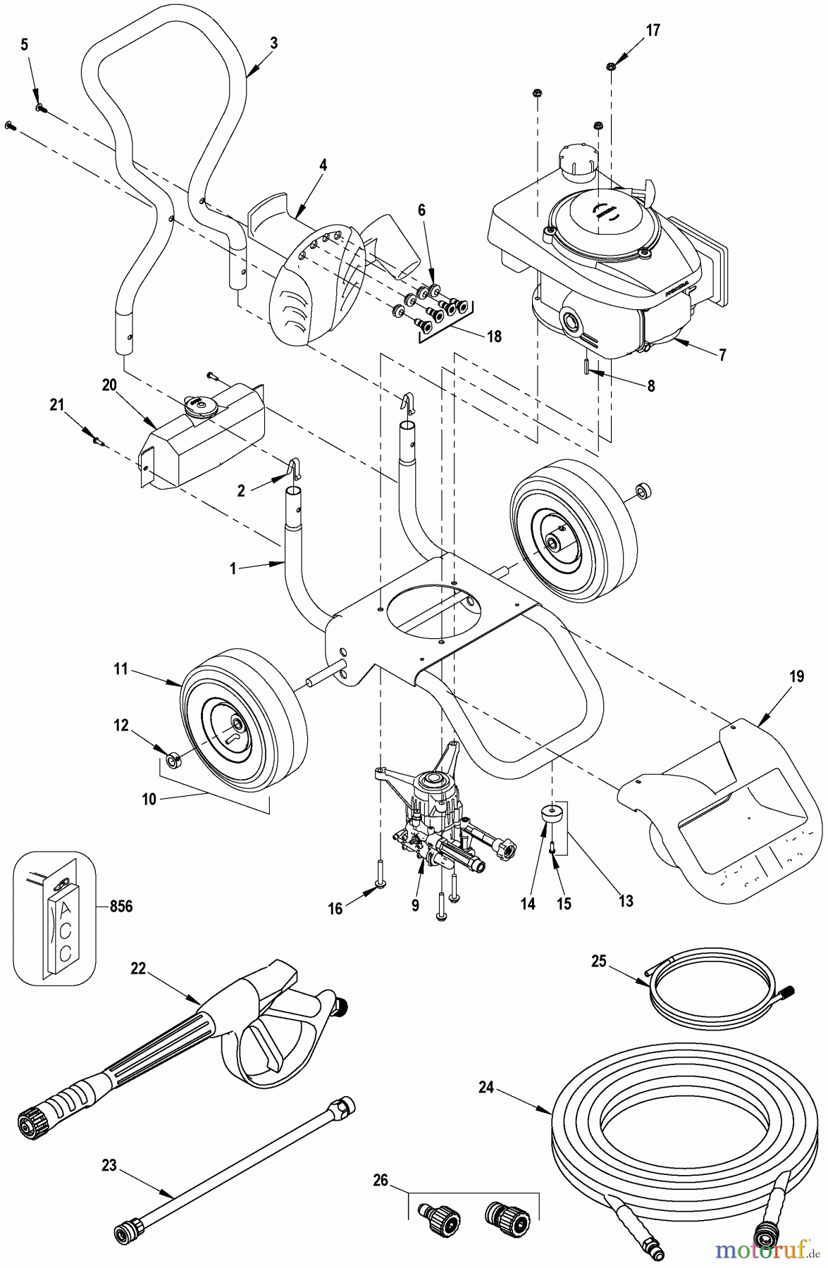  BLACK+DECKER Divers 3100 PSI GAS PRESSURE WAS BDG3100 Seite 1