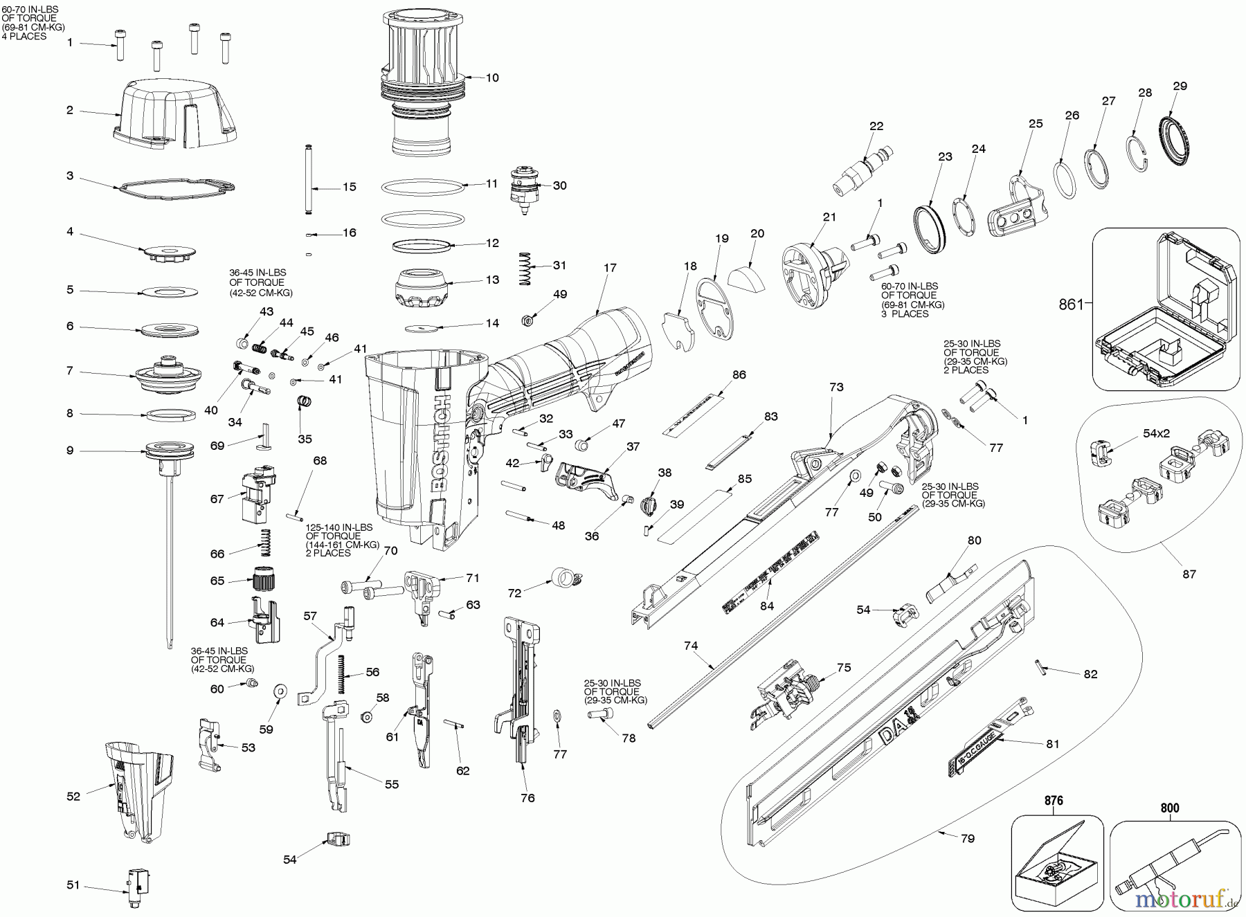  BOSTITCH NAILERS BOSTITCH NAILER 15GA DA F DA1564K Seite 1
