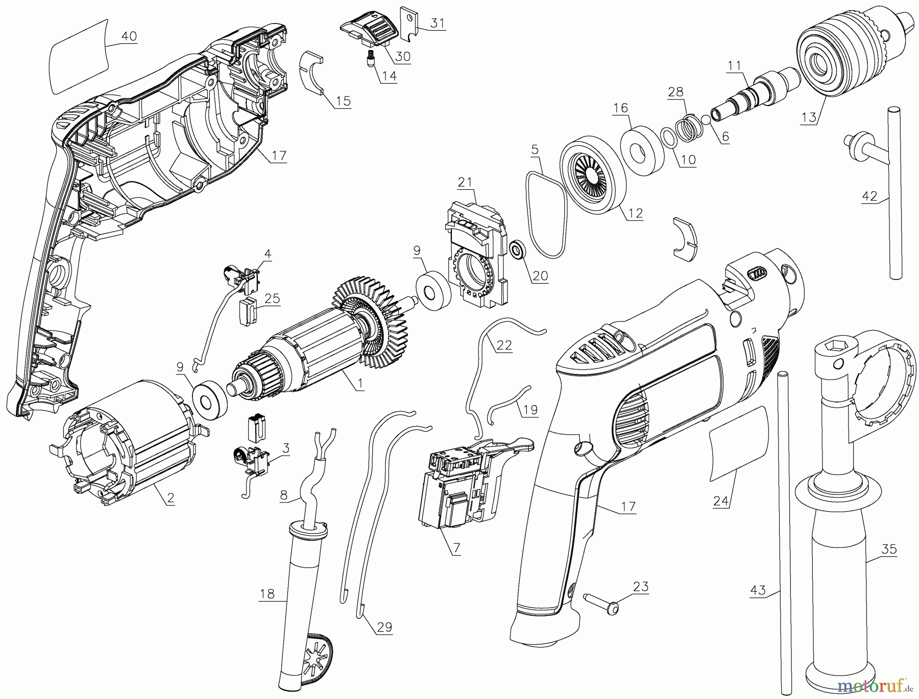 DEWALT Divers 13MM DRILL DWD502 Seite 1