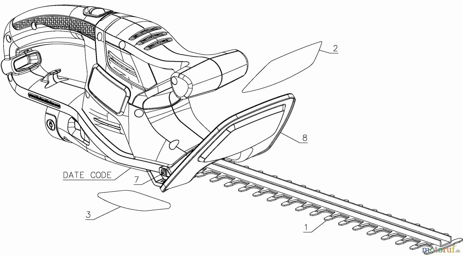 BLACK+DECKER Divers 16 HEDGE TRIMMER TR116 Seite 1