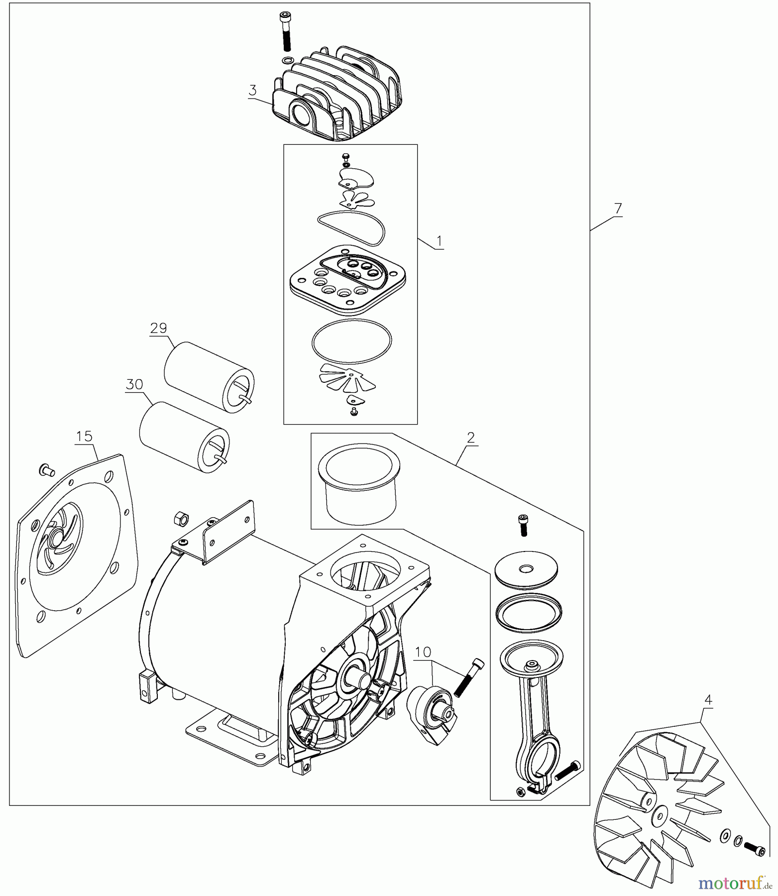 PORTER CABLE Divers 1.5HP 26G COMPRESSOR PXCMF226VW Seite 2