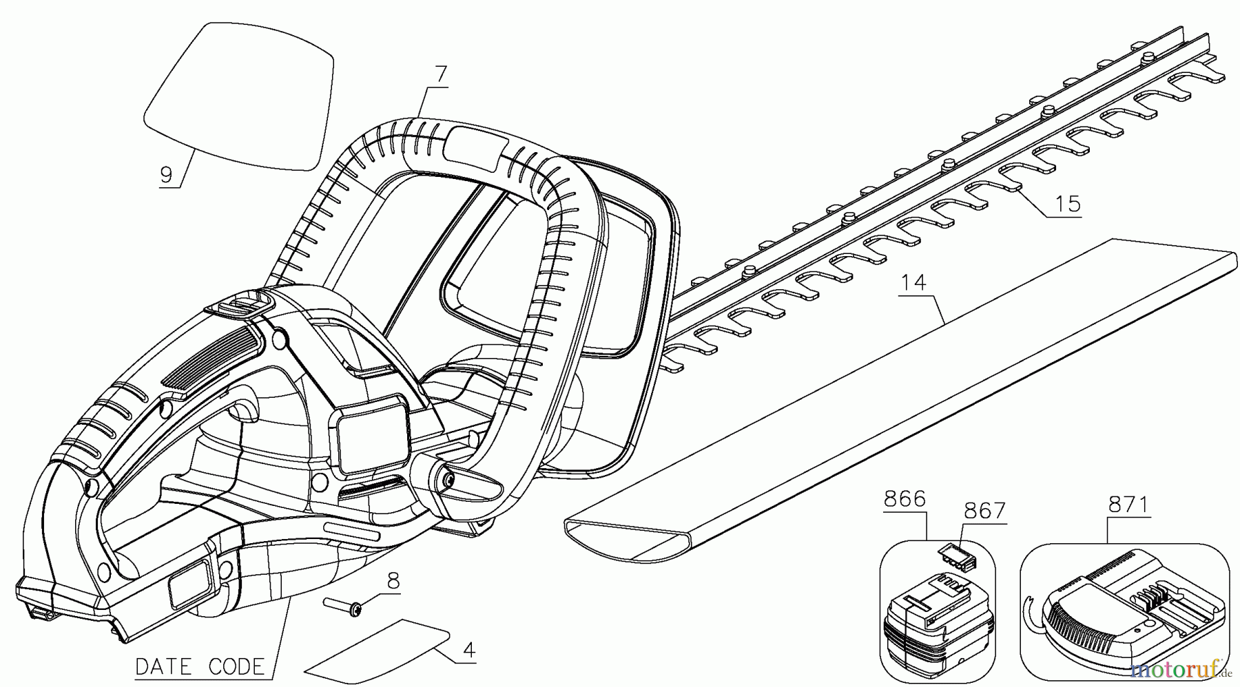 BLACK+DECKER AUSSERHALB HECKENSCHEREN, FADENTRIMMER, SCHEREN HECKENSCHERE LHT2220 Seite 1