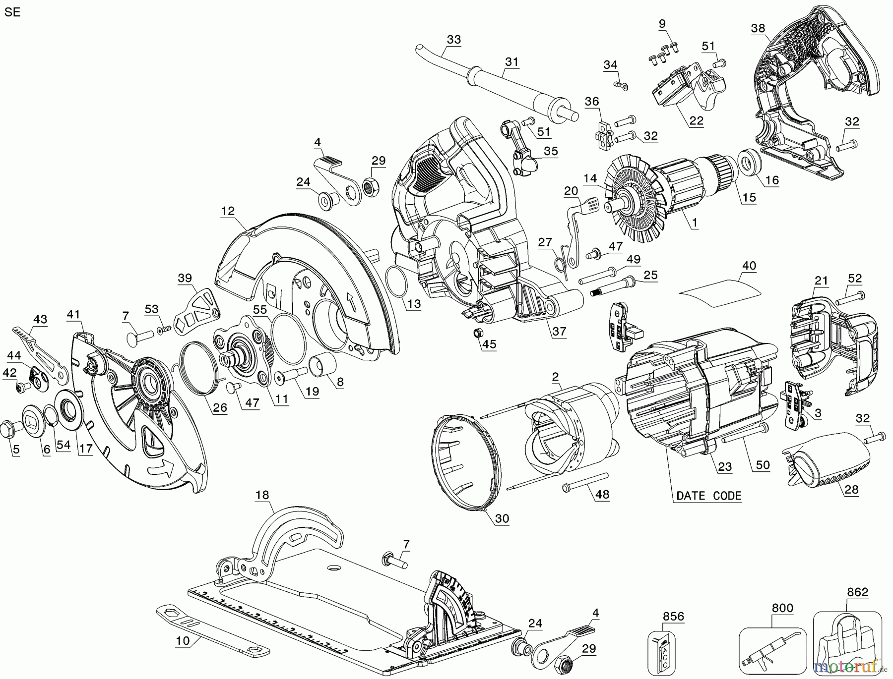 DEWALT HOLZARBEITEN KREISSÄGEN KREISSGE DWE575R Seite 1