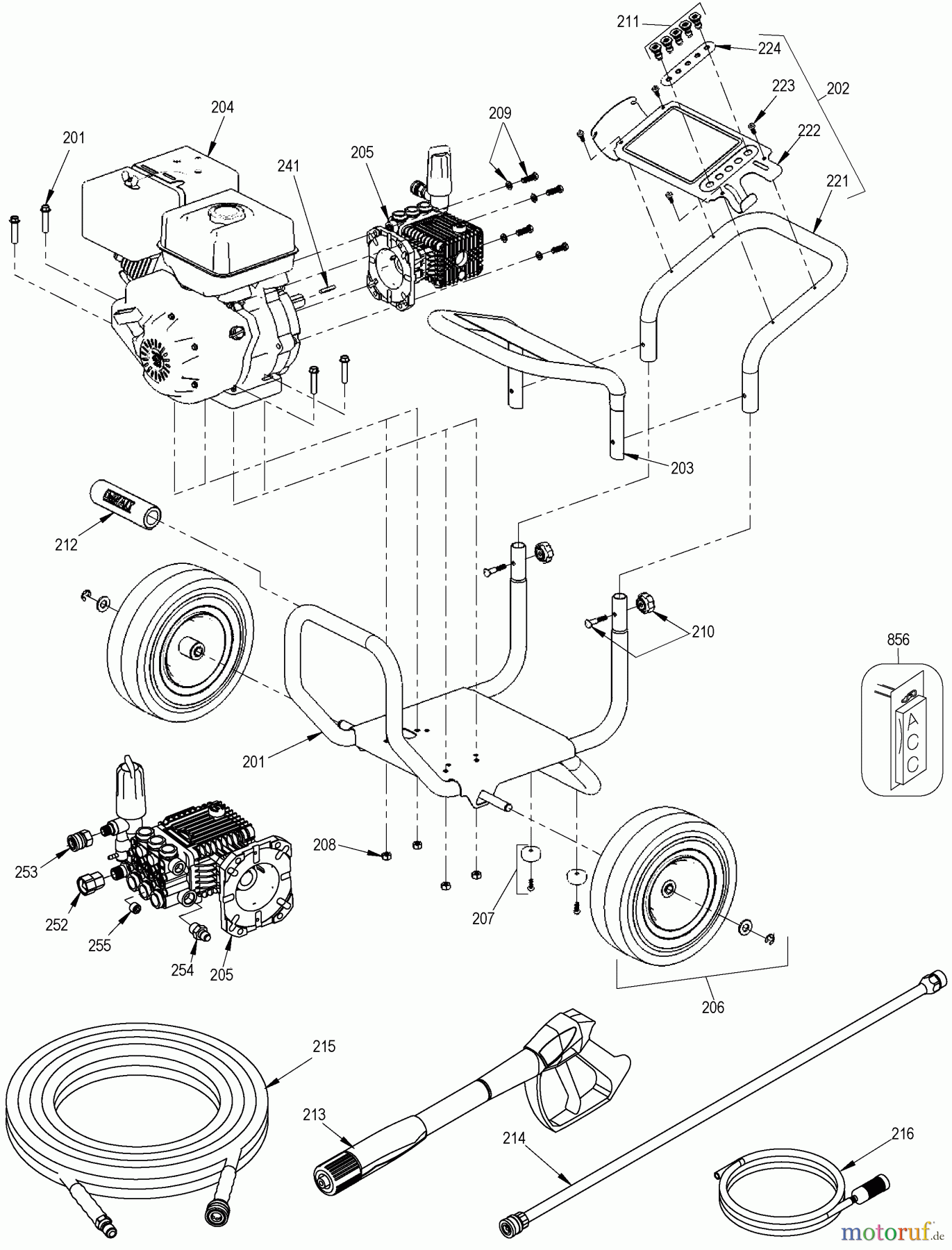 DEWALT Divers GAS PRESSURE WASHER DXPW4240 Seite 2