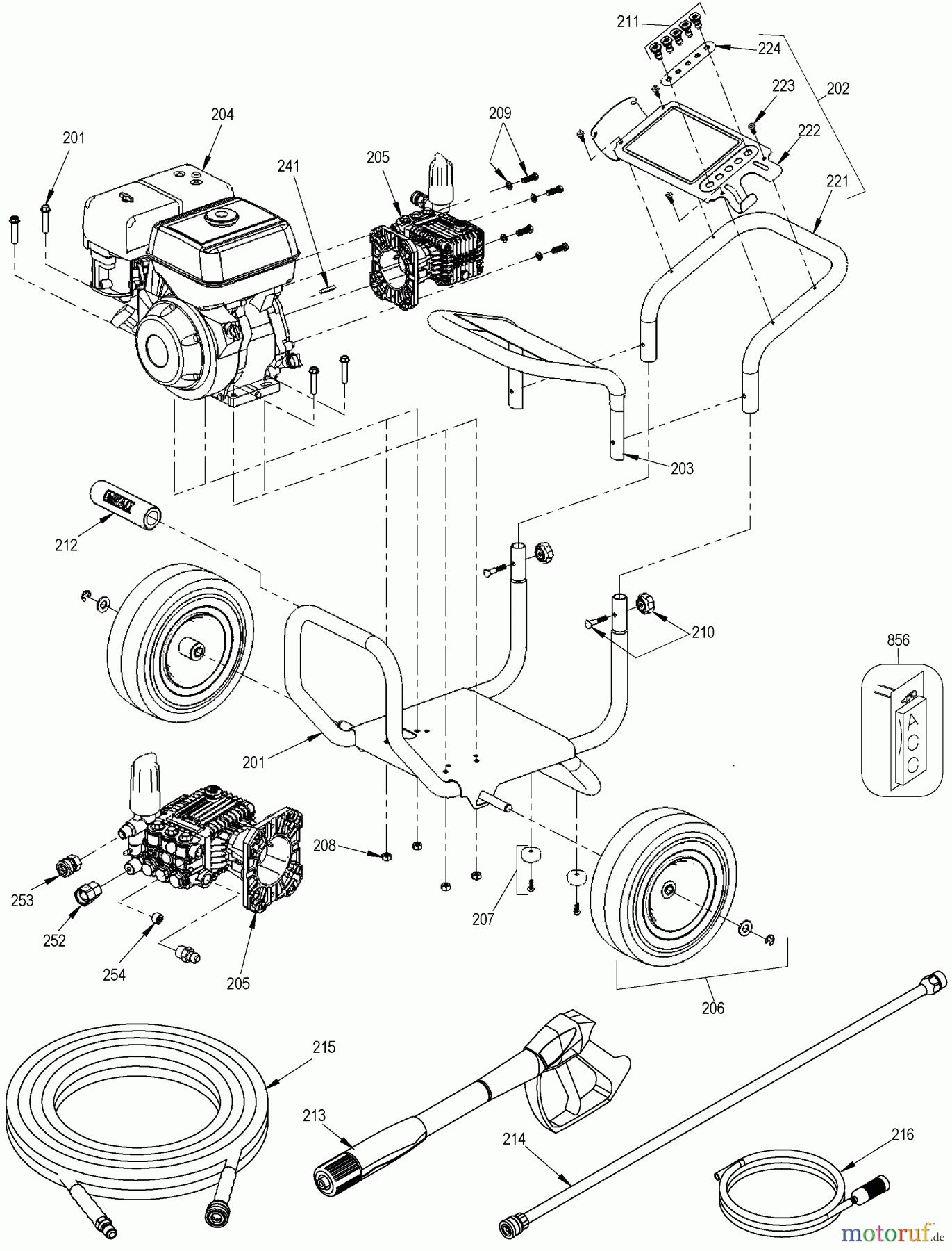 DEWALT Divers GAS PRESSURE WASHER DXPW3835 Seite 2