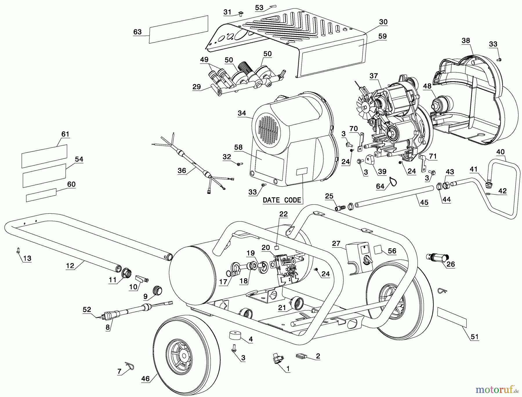 BOSTITCH COMPRESSORS C 4.5G JB EHP OF 200PSI B CAP1645-OF Seite 2