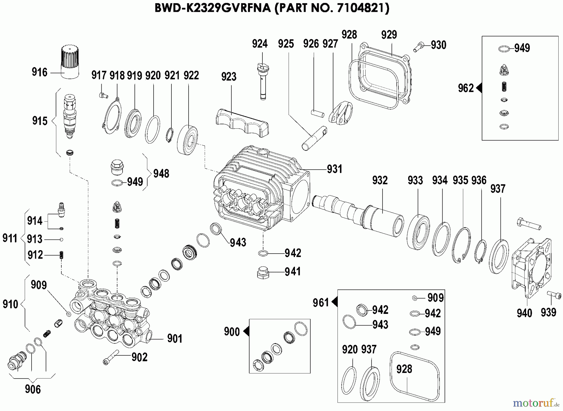 DEWALT Divers GAS PRESSURE WASHER DXPW3025 Seite 3