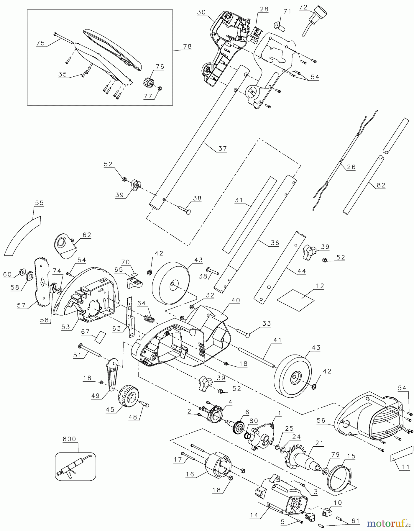 BLACK+DECKER Divers EDGEHOG LAWN EDGER - LOWE EH1000LW Seite 1