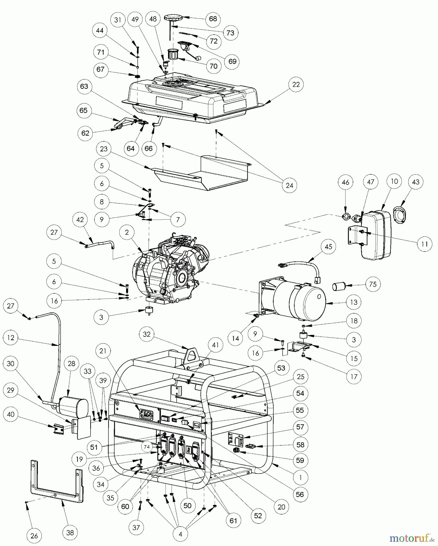 DEWALT Divers GENERATOR DXGN4500 Seite 1