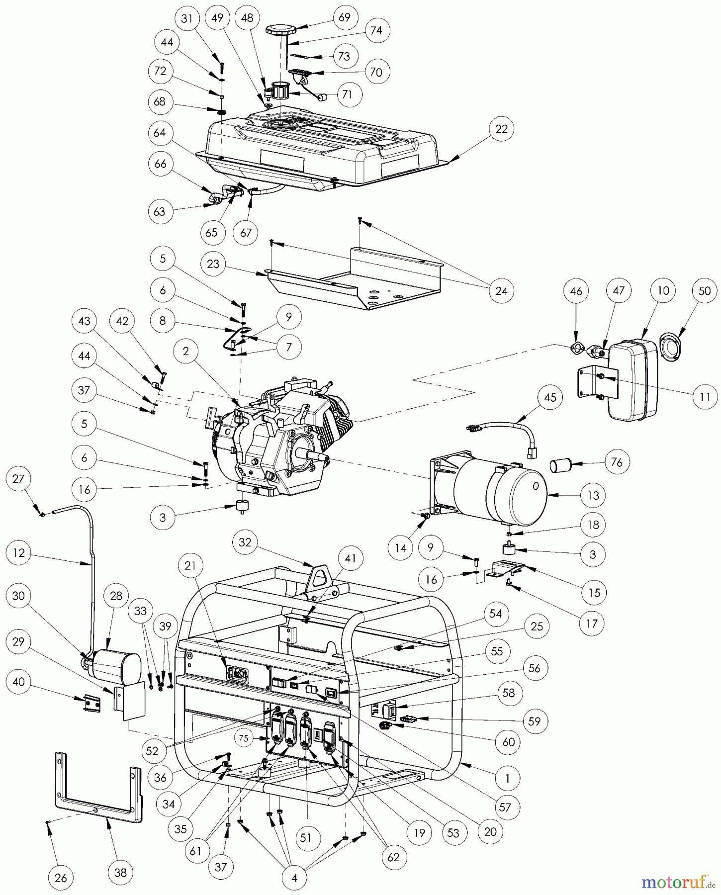DEWALT Divers GENERATOR DXGN6000 Seite 1