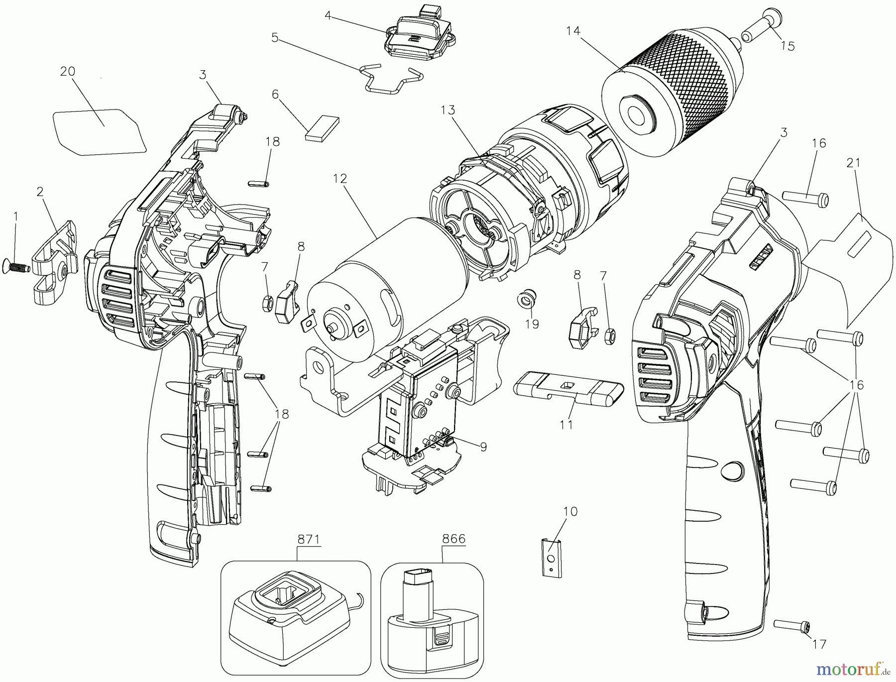 STANLEY CORDLESS DRILLS CDLS DRILLS 10.8V BOHRER/ANTRIEB FMC010 Seite 1