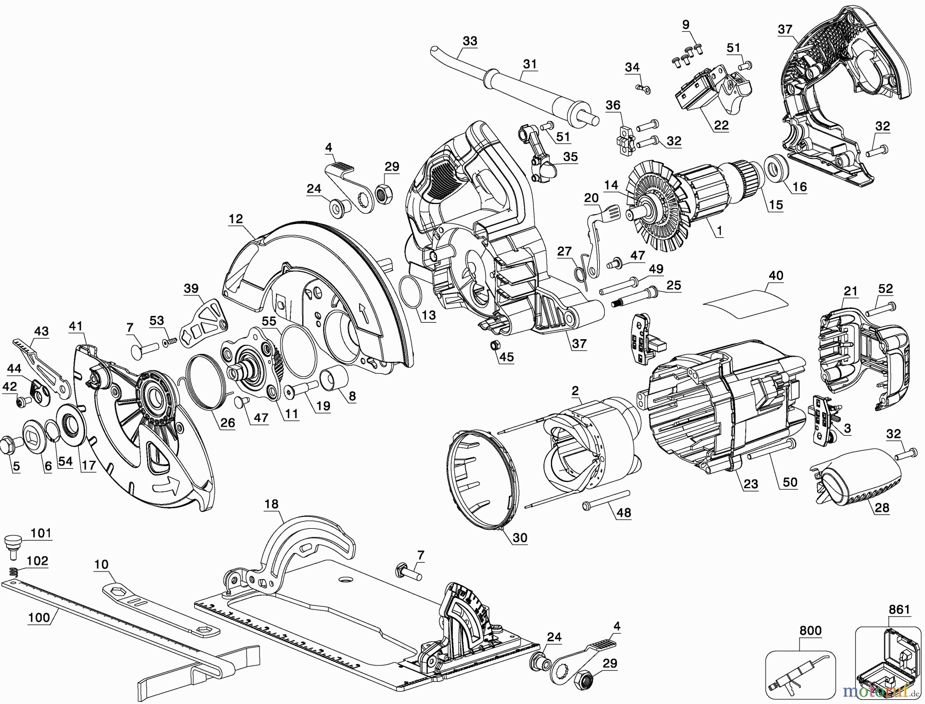DEWALT HOLZARBEITEN KREISSÄGEN KREISSGE DWE575 Seite 1