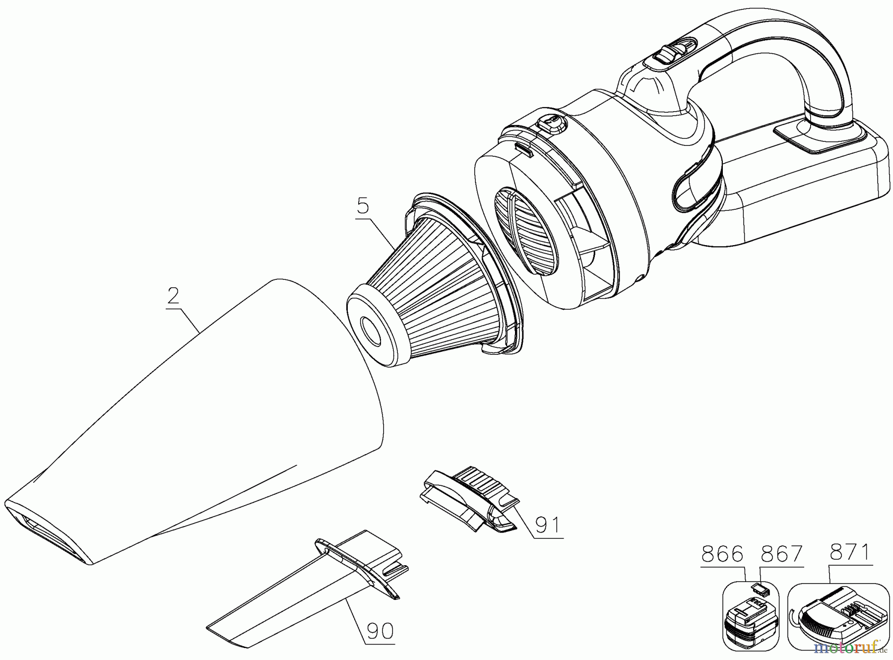 BLACK+DECKER HAUSHALT REINIGUNG STAUBSAUGER BDH2000SL Seite 1