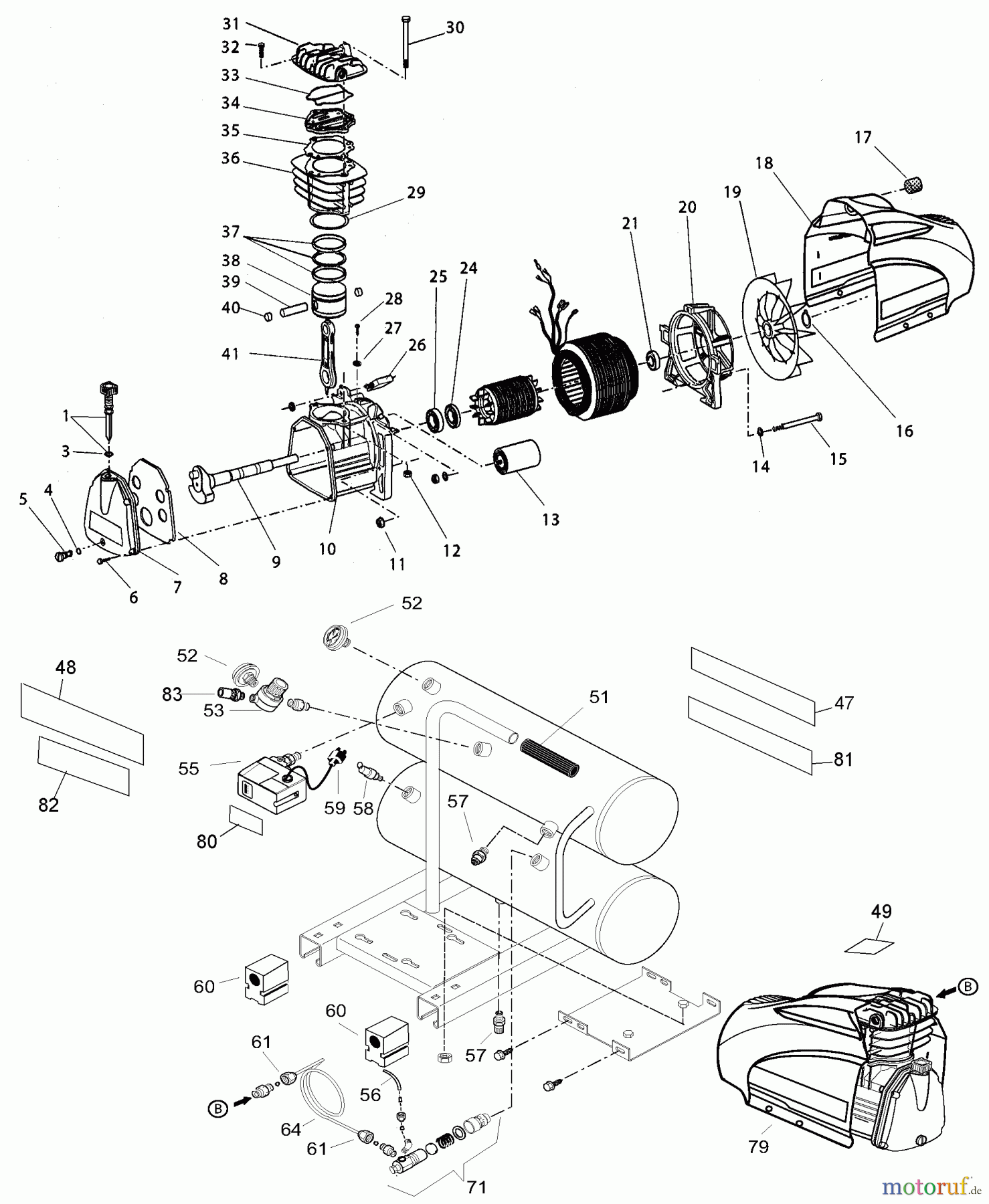  STANLEY Divers COMP 4G 125PSI 120V FMFP70979 Seite 1