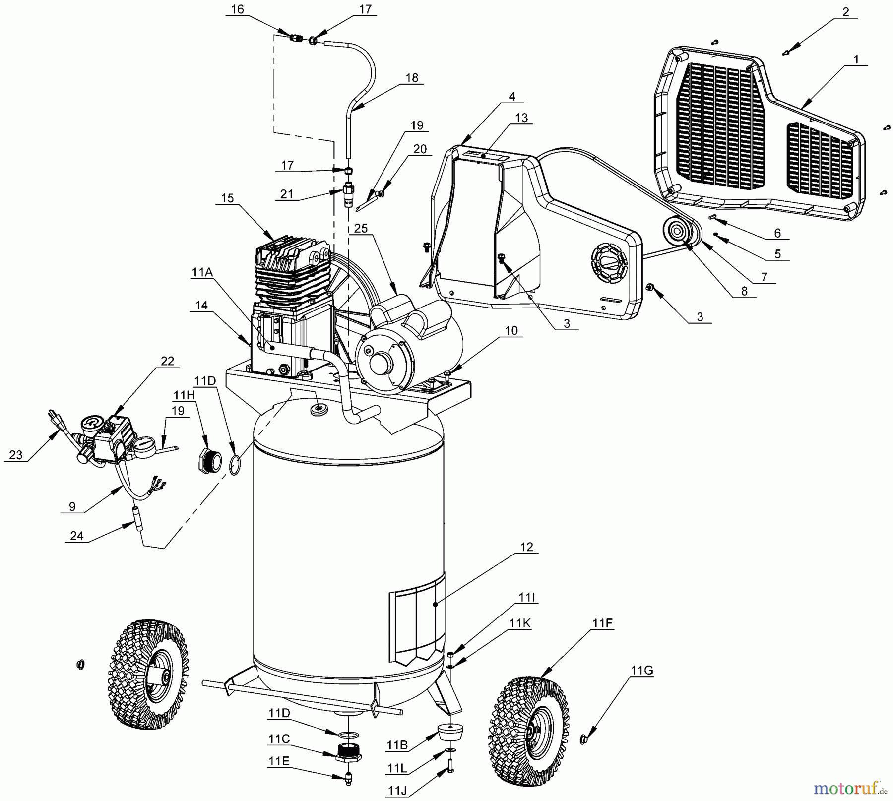  DEWALT Divers AIR COMPRESSOR, 30G DXCMLA1983054 Seite 1