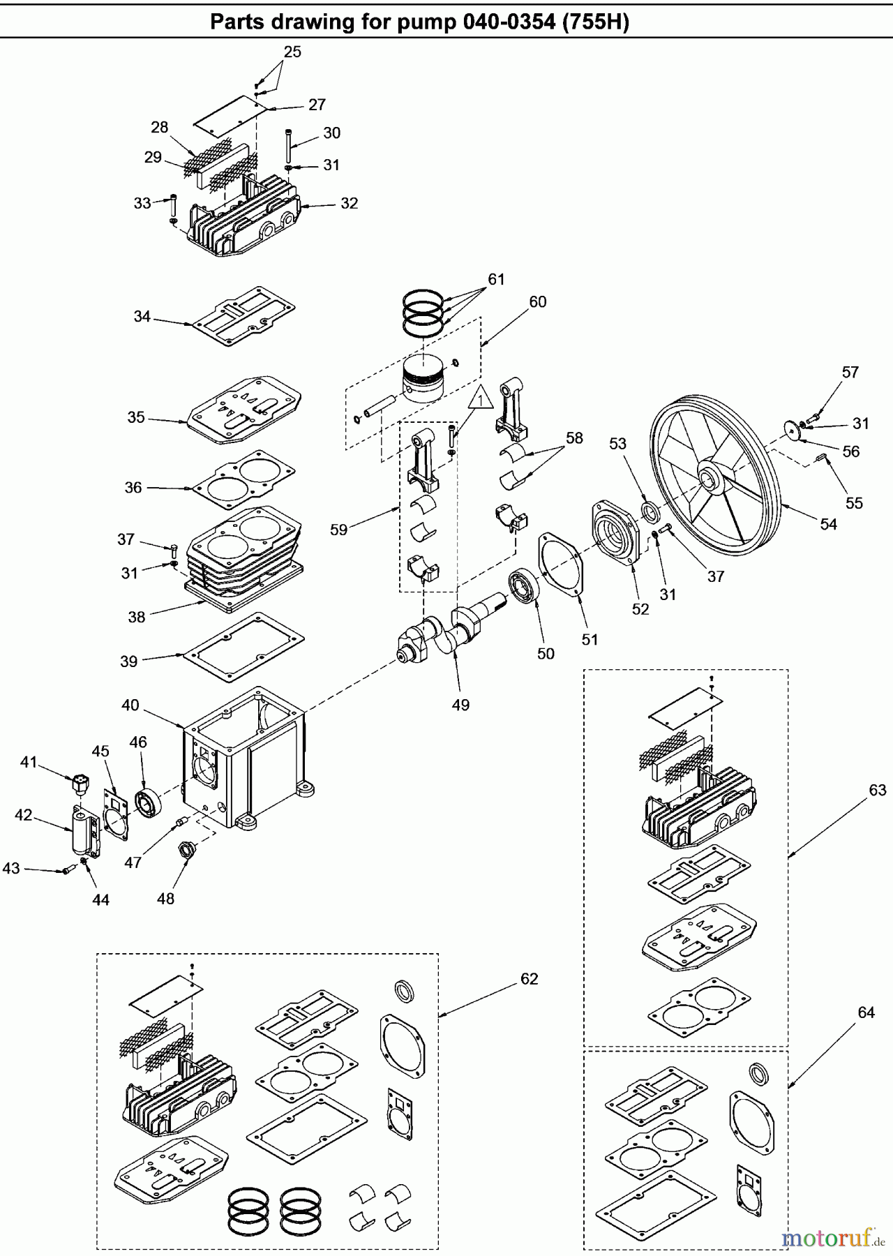 DEWALT Divers 3.7HP GAS COMPRESSOR DXCMLA3706056 Seite 3