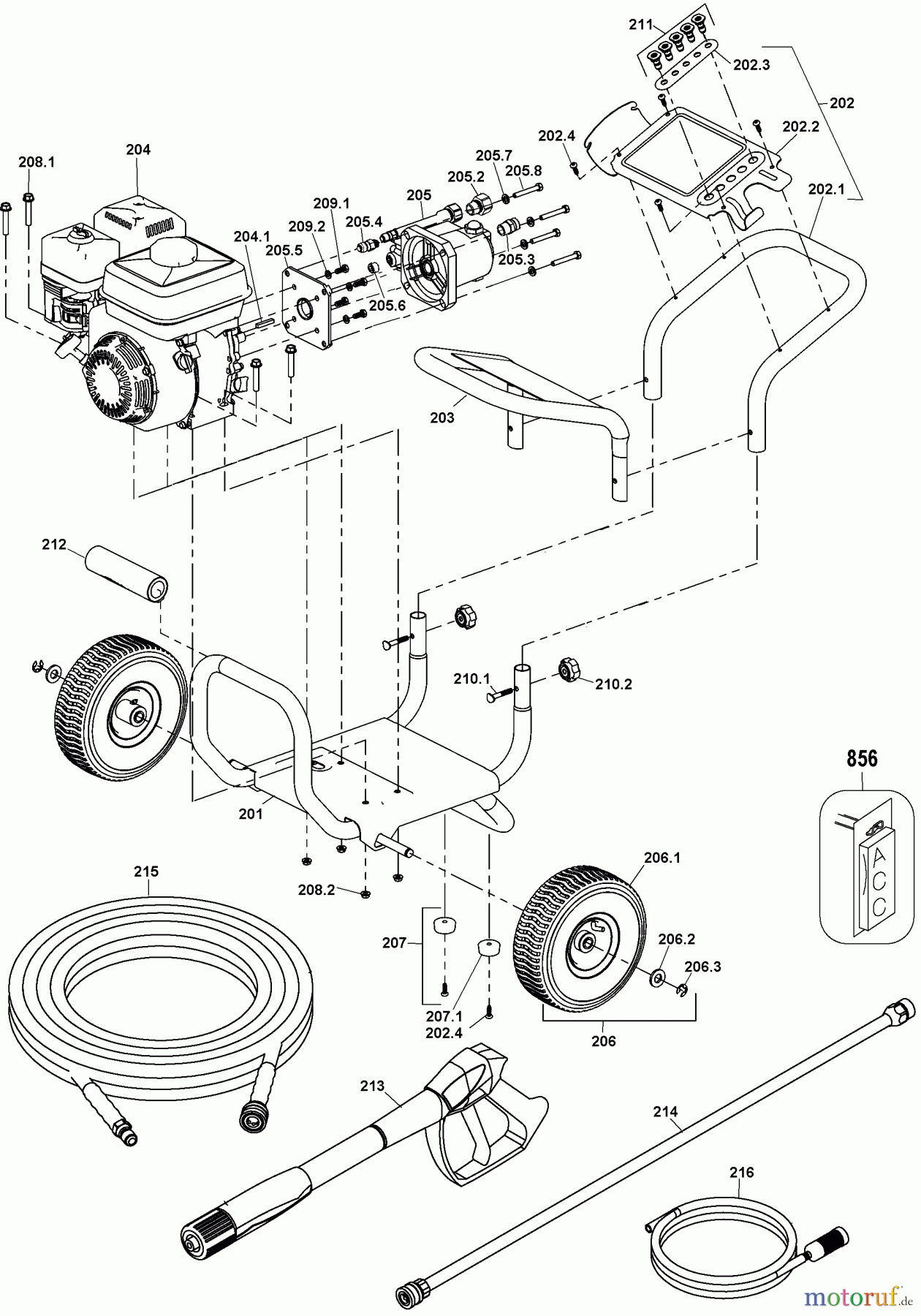DEWALT Divers GAS PRESSURE WASHER DXPW60603 Seite 1