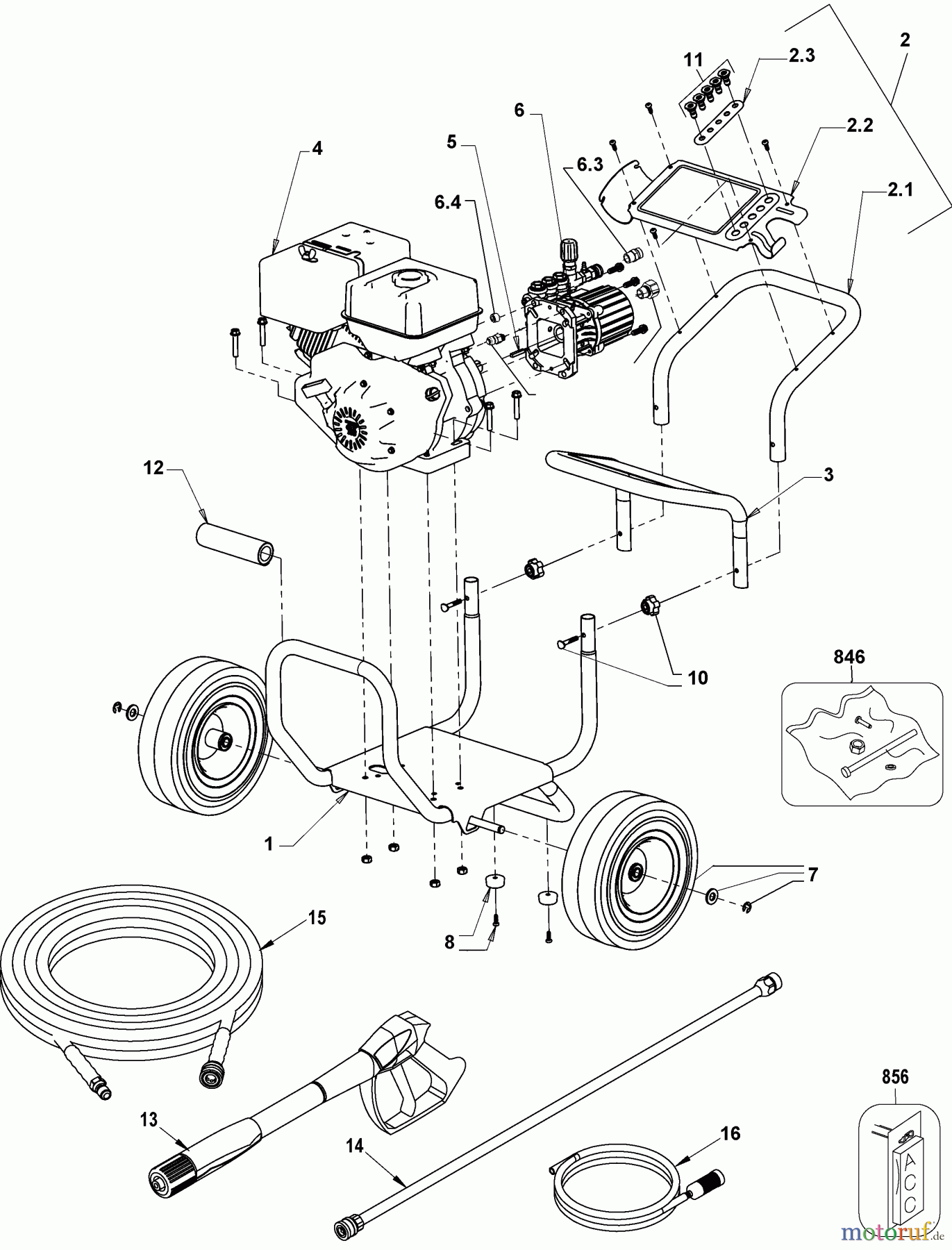 DEWALT Divers GAS PRESSURE WASHER DXPW60605 Seite 1