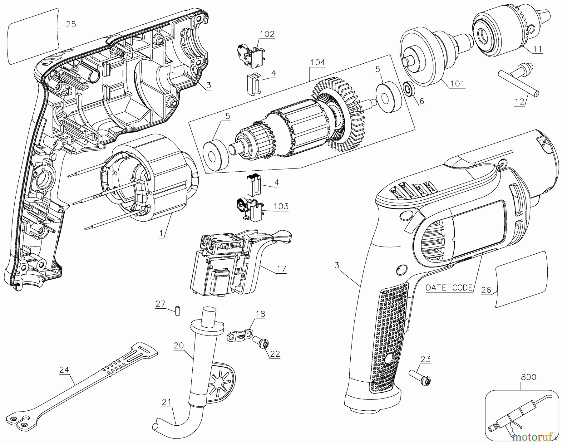  DEWALT Akku Schrauber 3/8