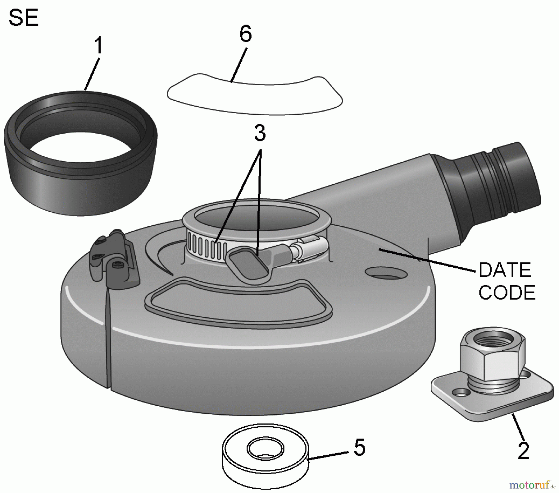 DEWALT VAKUUMEXTRAKTOREN 180mm SURFACE GRINDING DU DWE46170 Seite 1