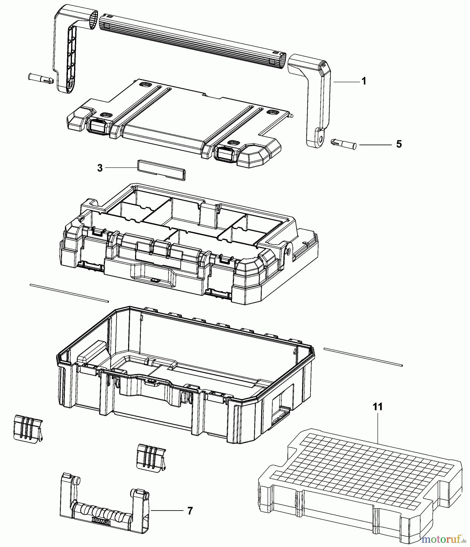  DEWALT Divers TSTAL LONG HANDLE DWST17808 Seite 1