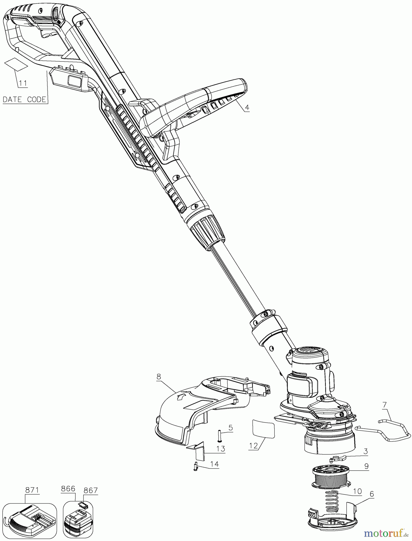 BLACK+DECKER AUSSERHALB HECKENSCHEREN, FADENTRIMMER, SCHEREN 20V LITHIUM STRING TRIMME LST300 Seite 1