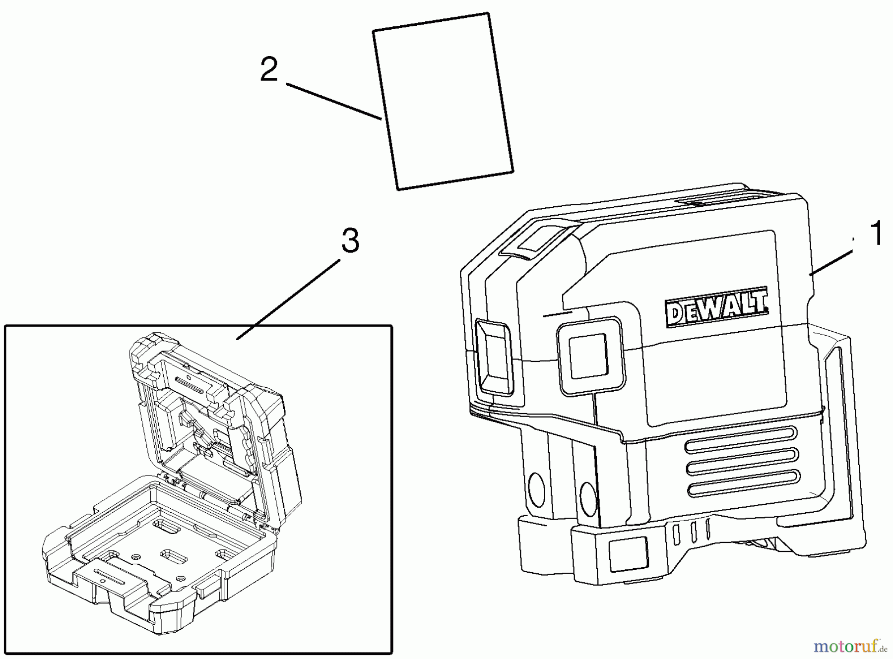 DEWALT LASERS KREUZLINIENLASER DW0851 Seite 1