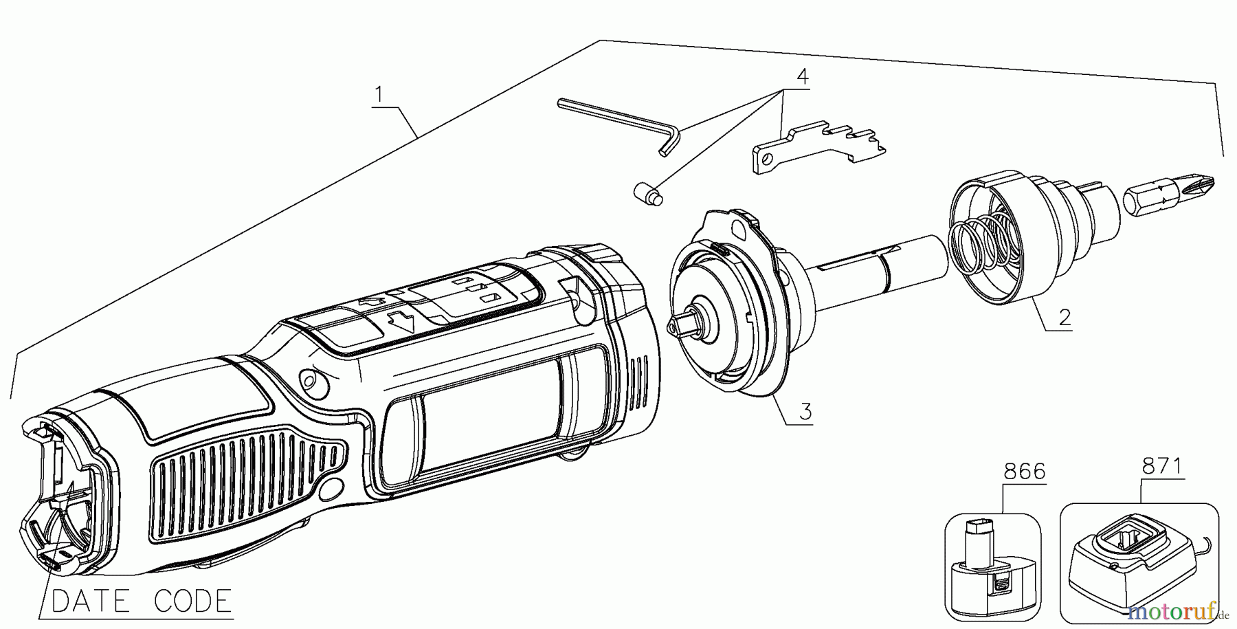  DEWALT SCHRAUBER Akku Schrauber 8V ELECTRIC SCRWDRVR DCF681N2 Seite 1