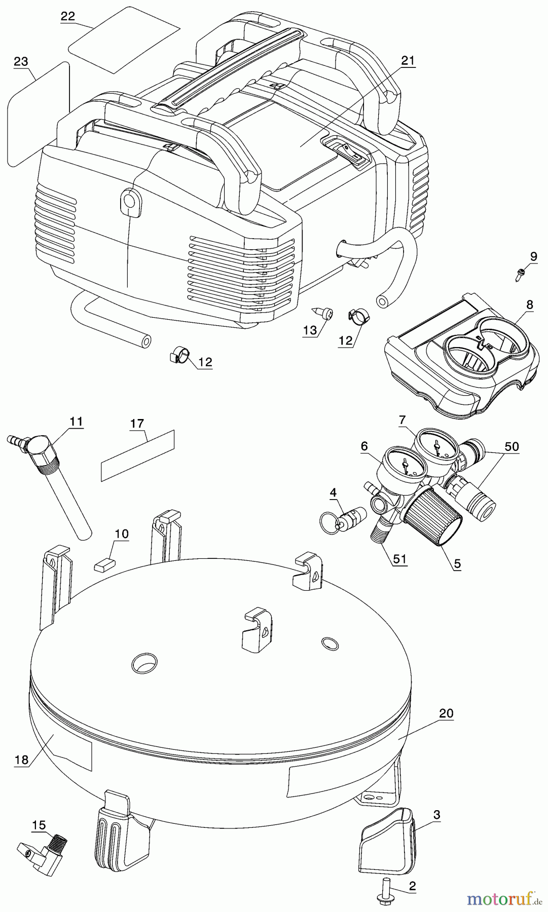  DEWALT Kompressoren COMP 6.0G 150PSI UM DWFP55126 Seite 1