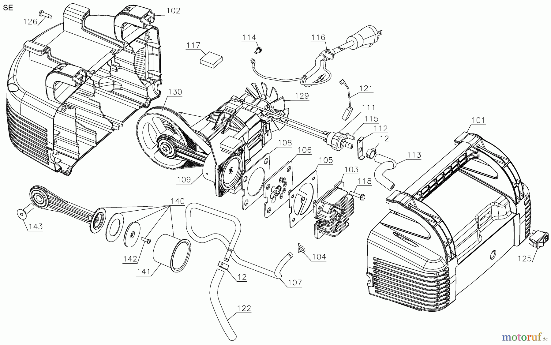 PORTER CABLE CORDED COMPRESSOR KOMPRESSOR C2002R Seite 2